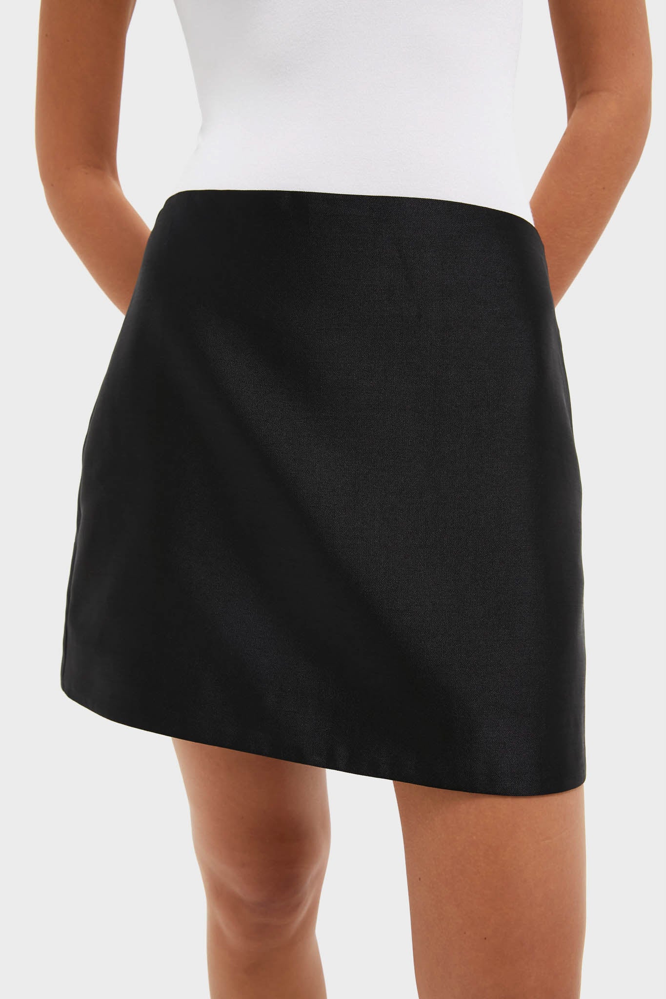 Black Dupioni Opal Skirt-Get Girly