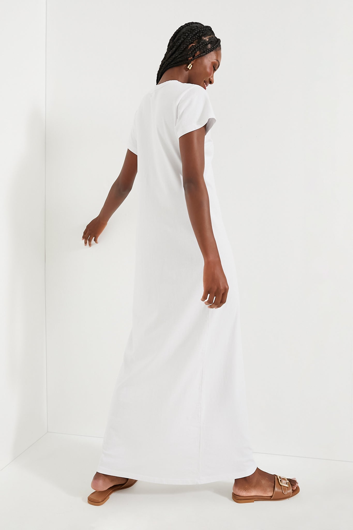 White Margo Maxi Dress-Get Girly