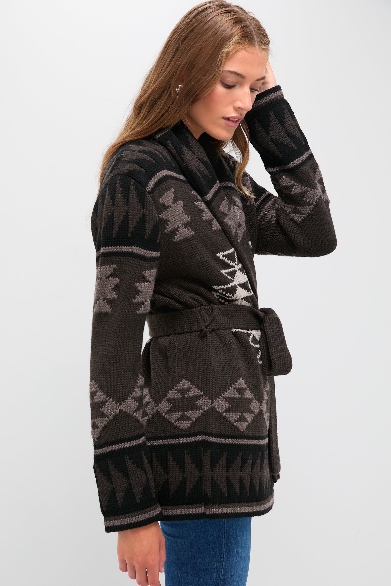 Wool Blend Ranch Teddy Wrap Cardigan-Get Girly