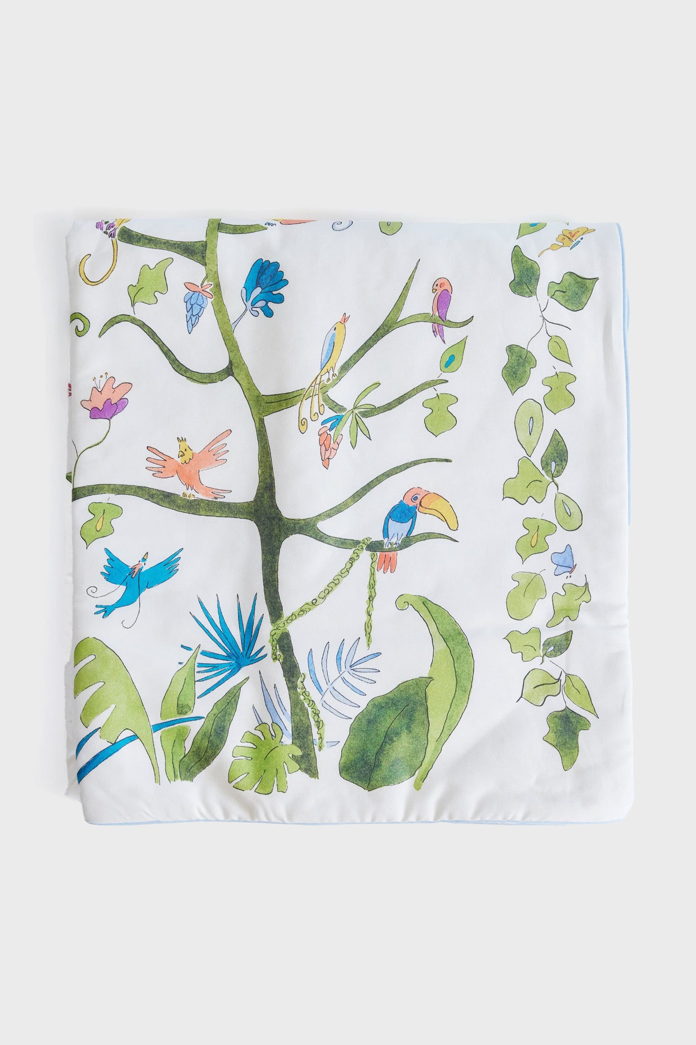 Tropical Placement Reversible Crib Quilt-Get Girly