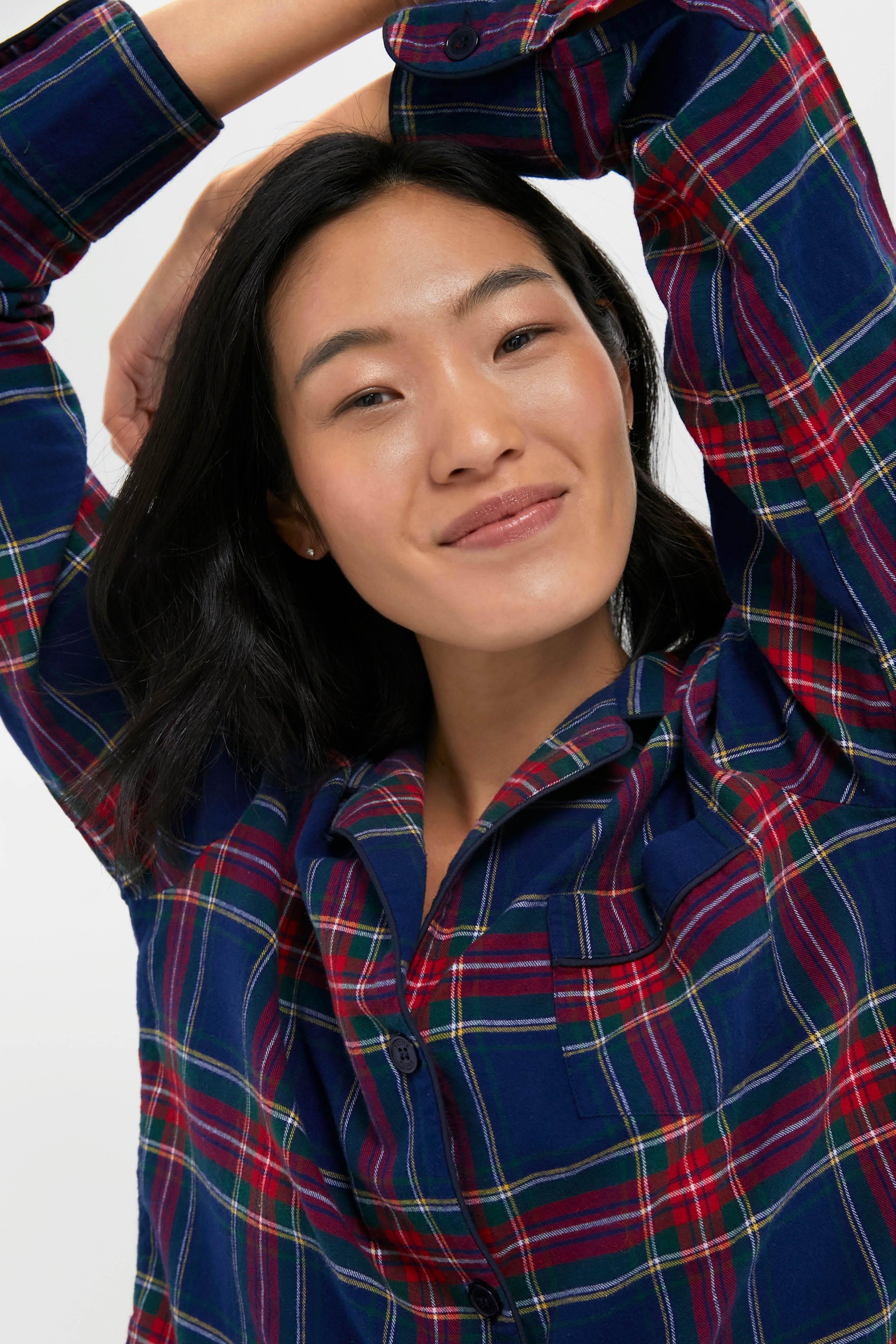 Womens Windsor Tartan Pajama Set-Get Girly