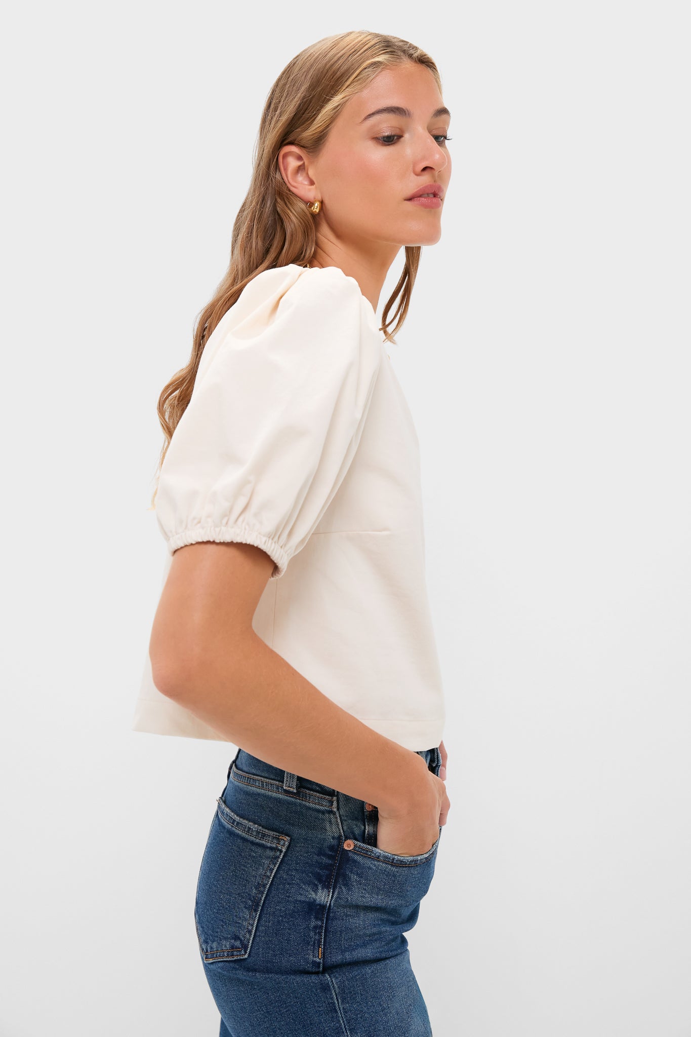 White Swan V Top-Get Girly