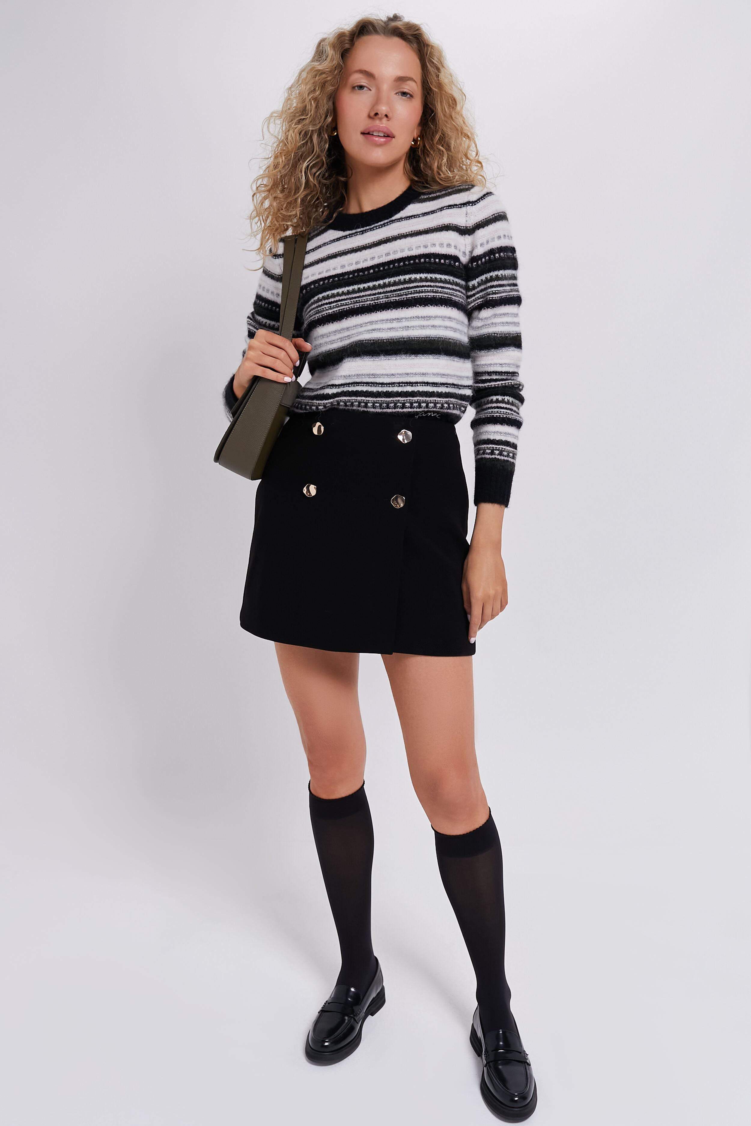 Black Velvet de Luxe 50 Knee-Highs-Get Girly