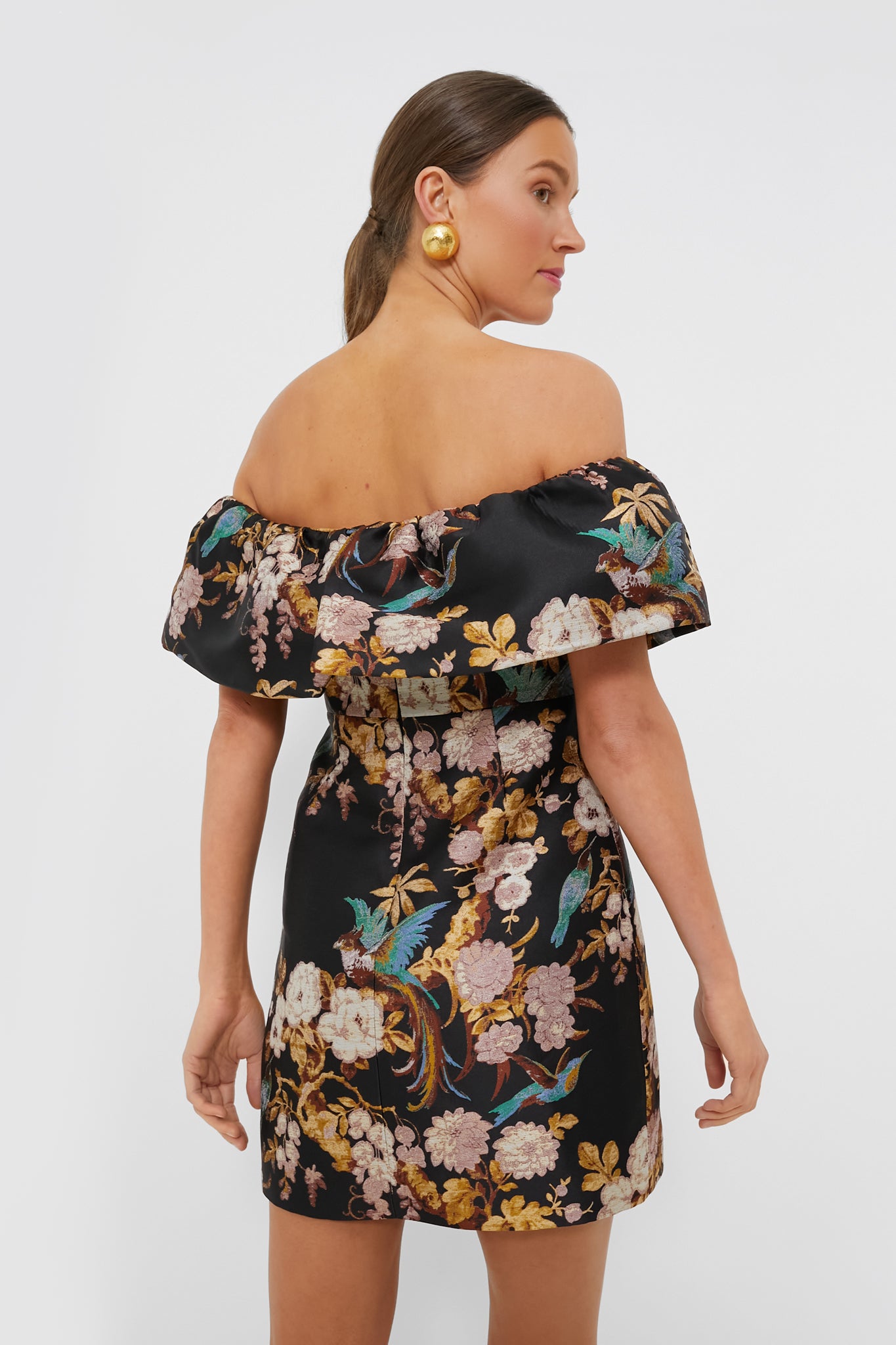 Black Birds of Paradise Vera Dress-Get Girly