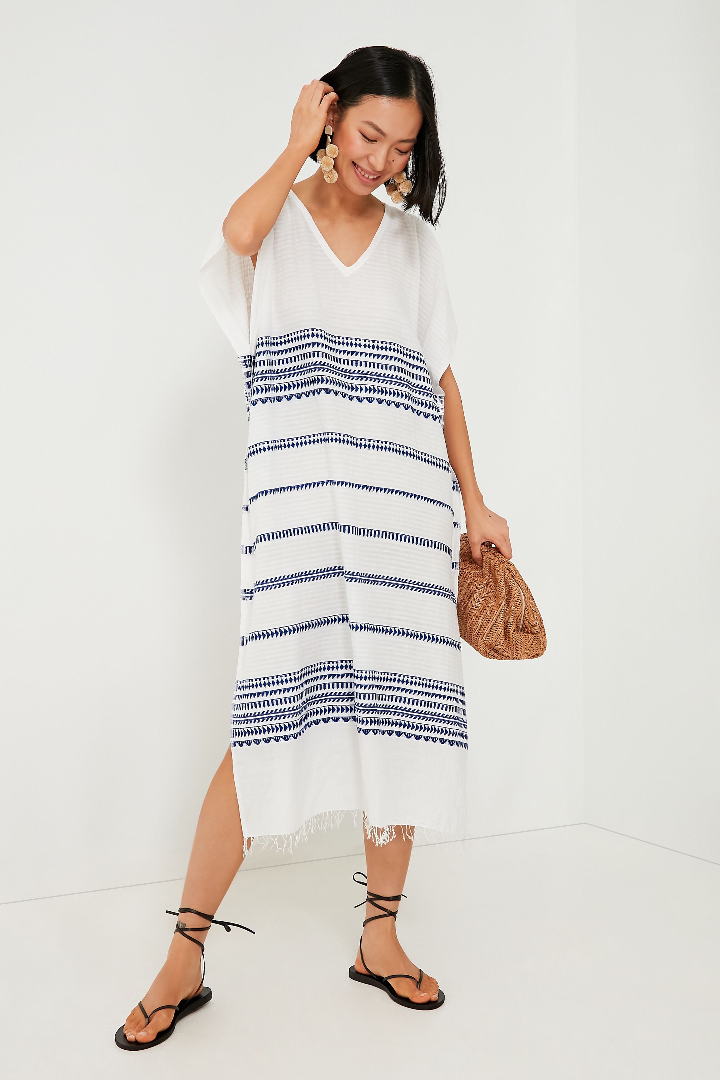 Blue Yani Classic Caftan-Get Girly