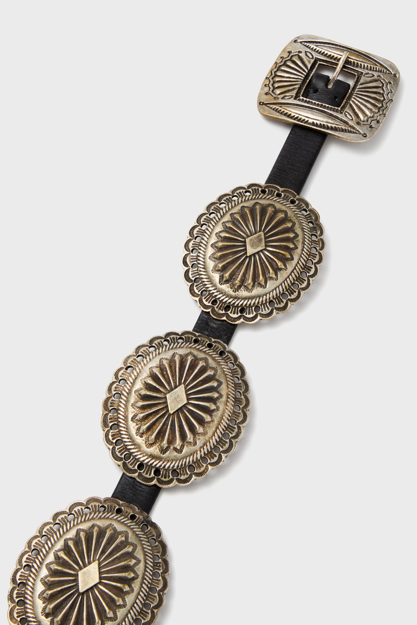 Black Distressed Leather Belt-Get Girly