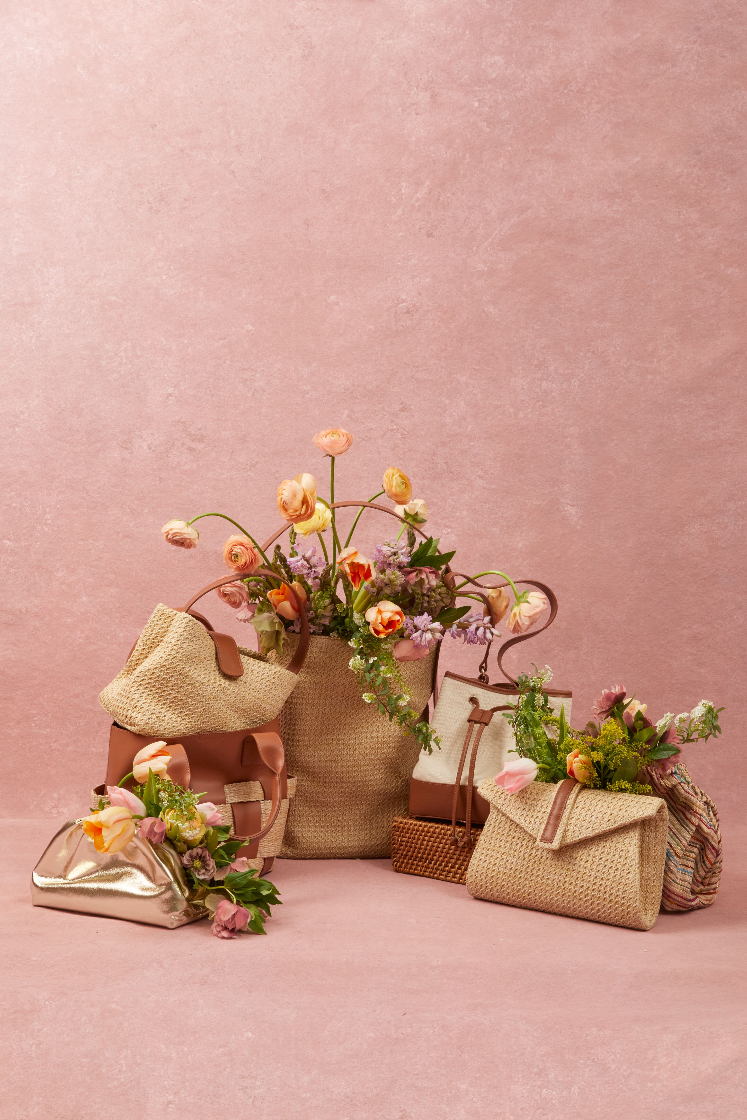 Rowen Raffia Envelope Clutch-Get Girly