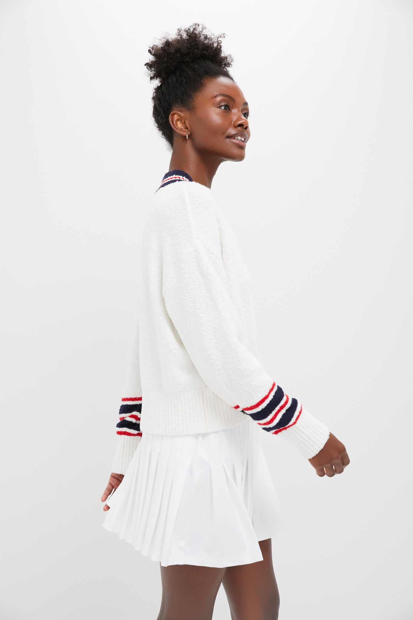 Americana Boucle Elizabeth Sweater-Get Girly