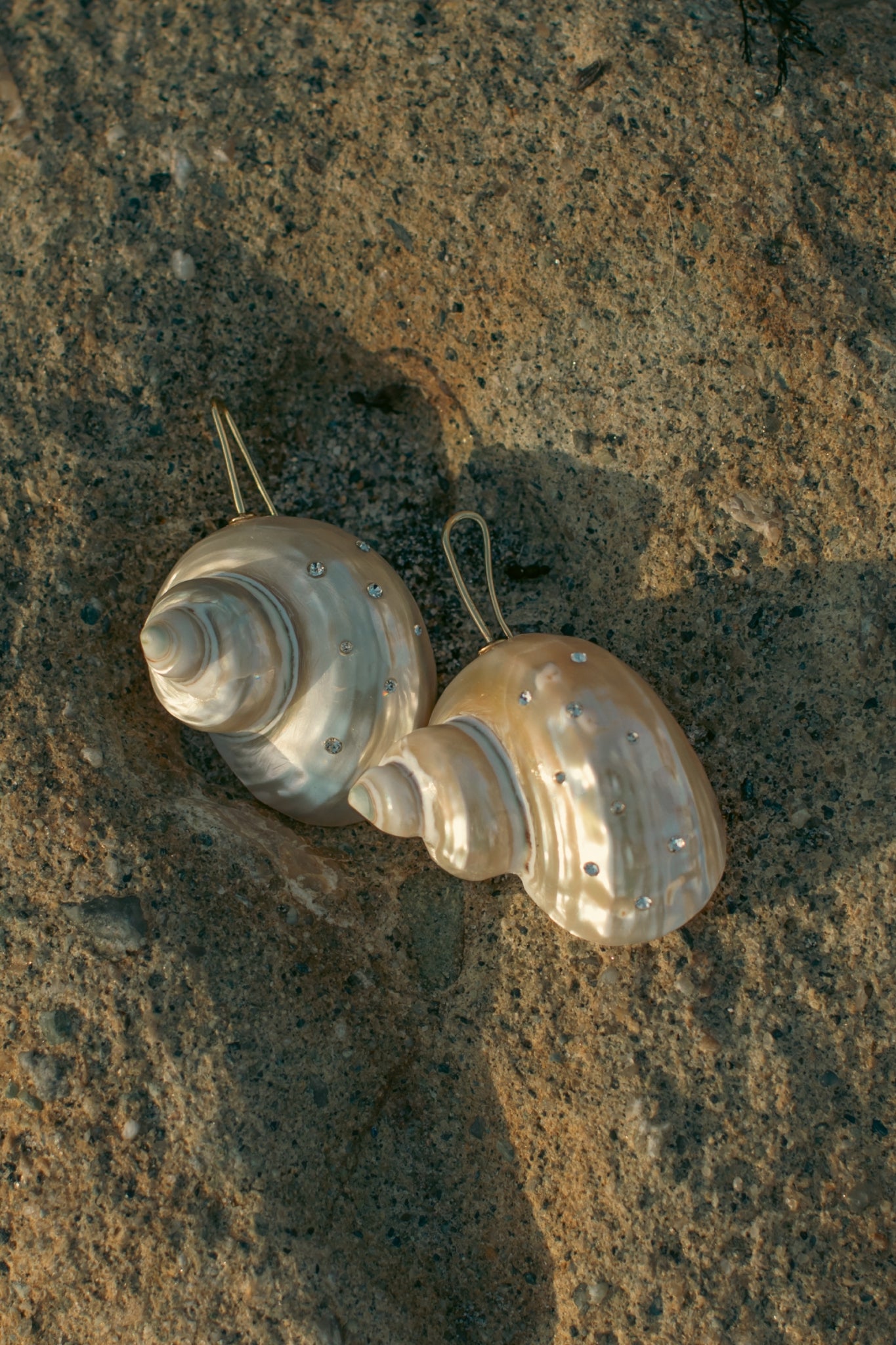 White Sundial Earrings-Get Girly
