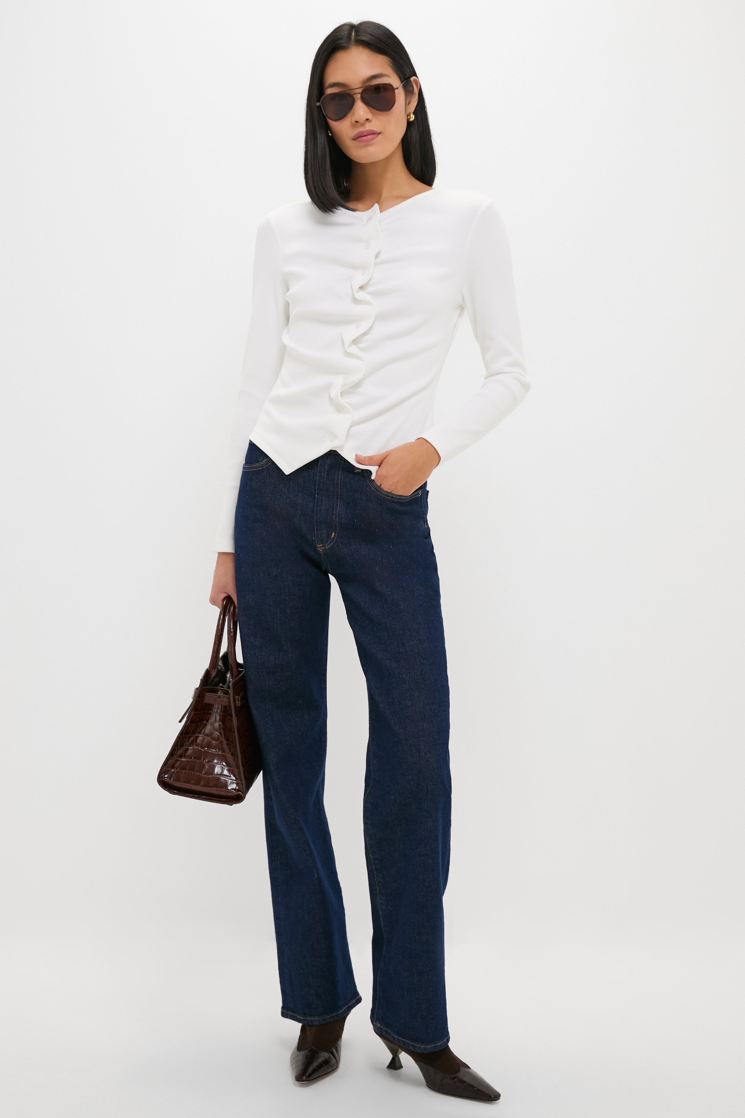 White Jasminah Top-Get Girly