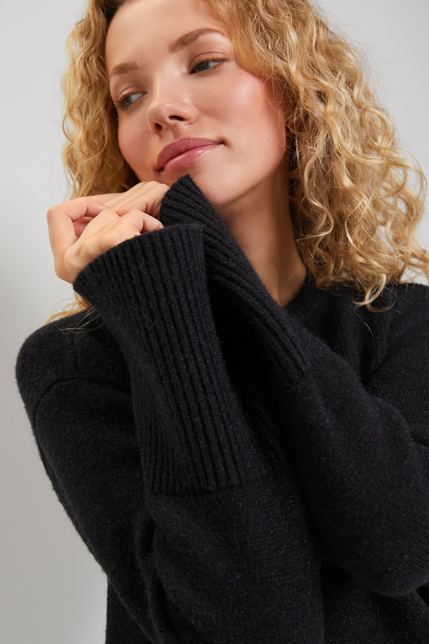 Black Carington Sweater-Get Girly