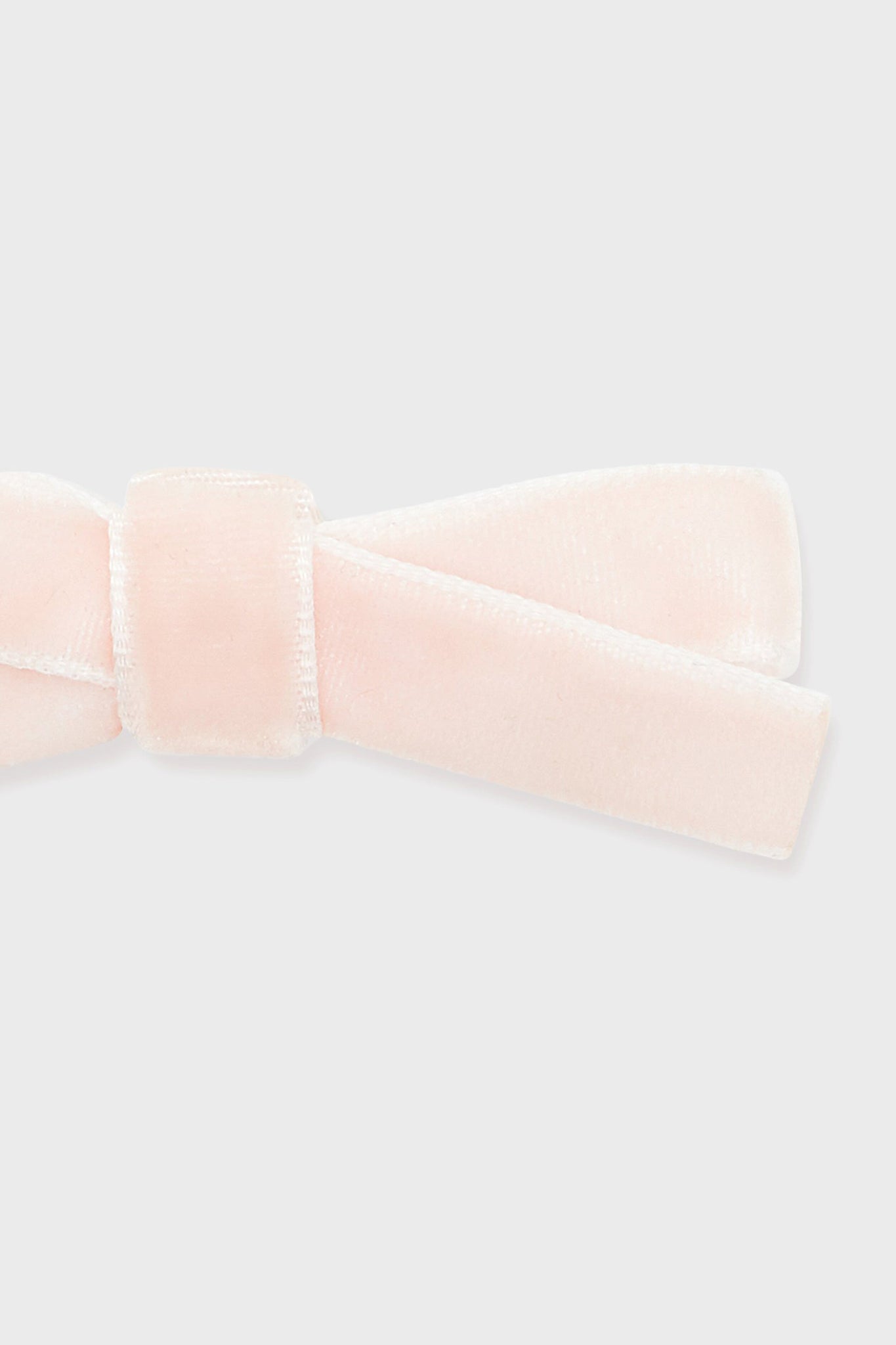 Pink Small Velvet Bow Clips Set of 2-Get Girly