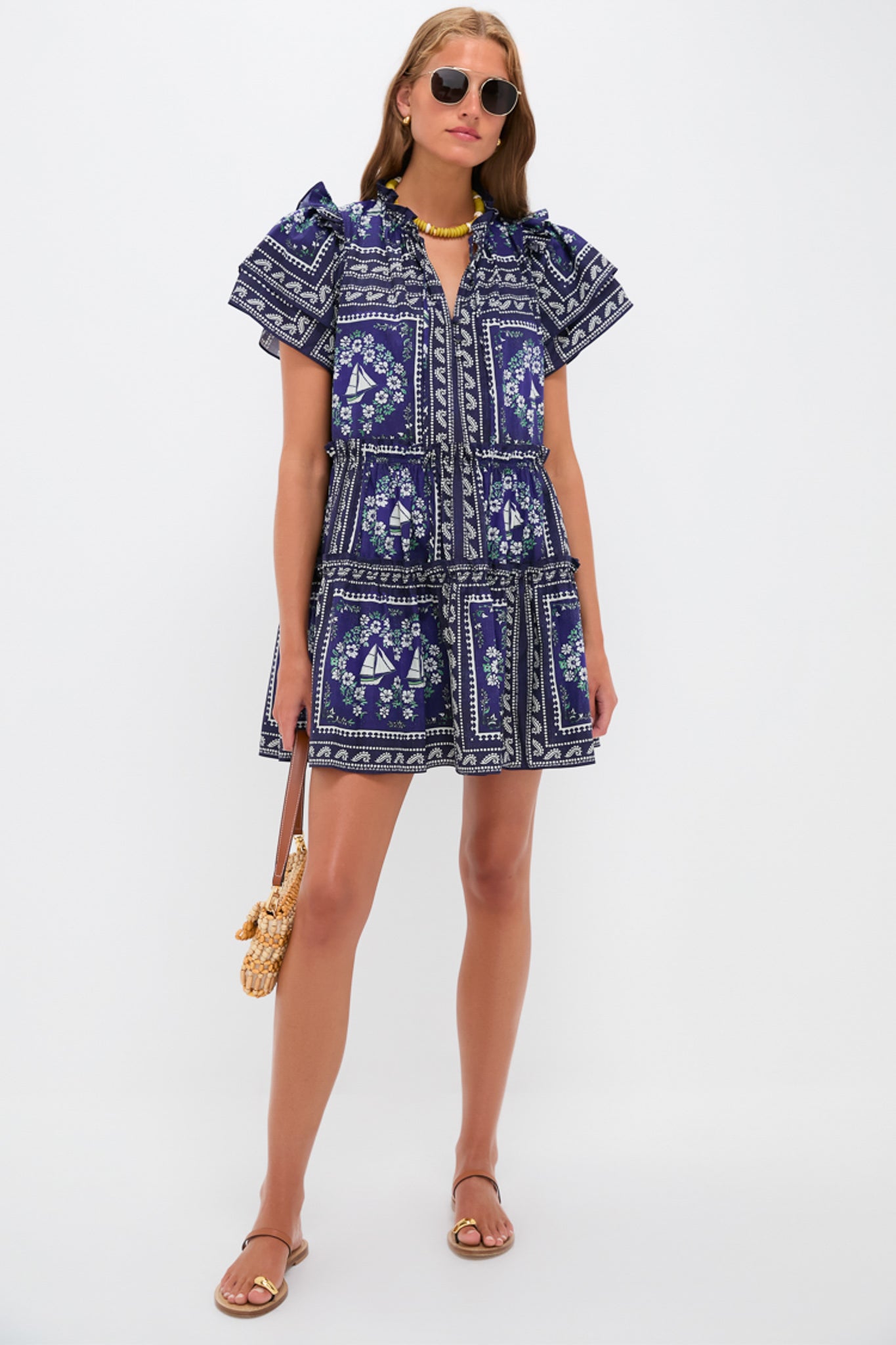 Gold Mykonos II Sunglasses-Get Girly