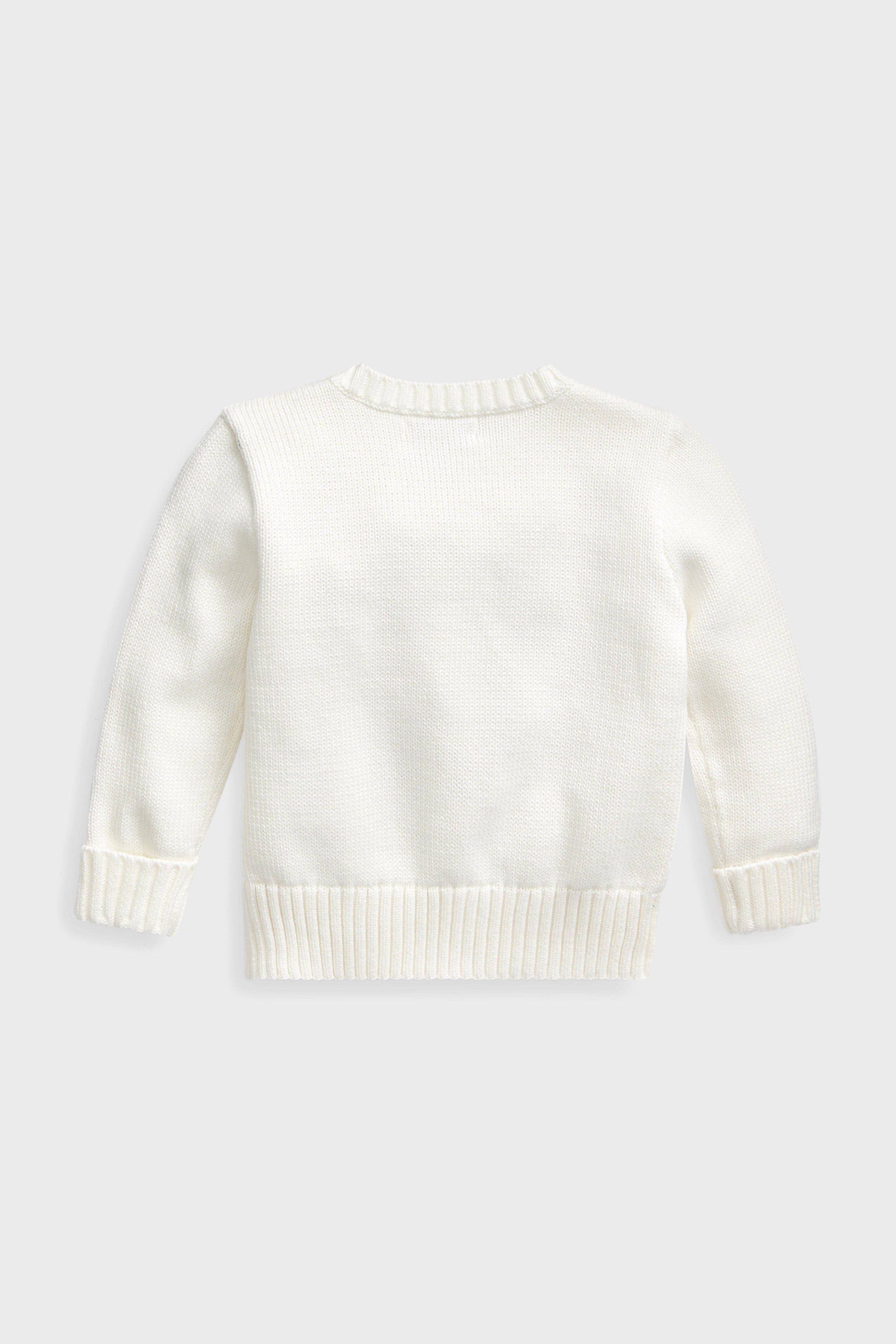 Baby Polo Bear Cotton Sweater-Get Girly