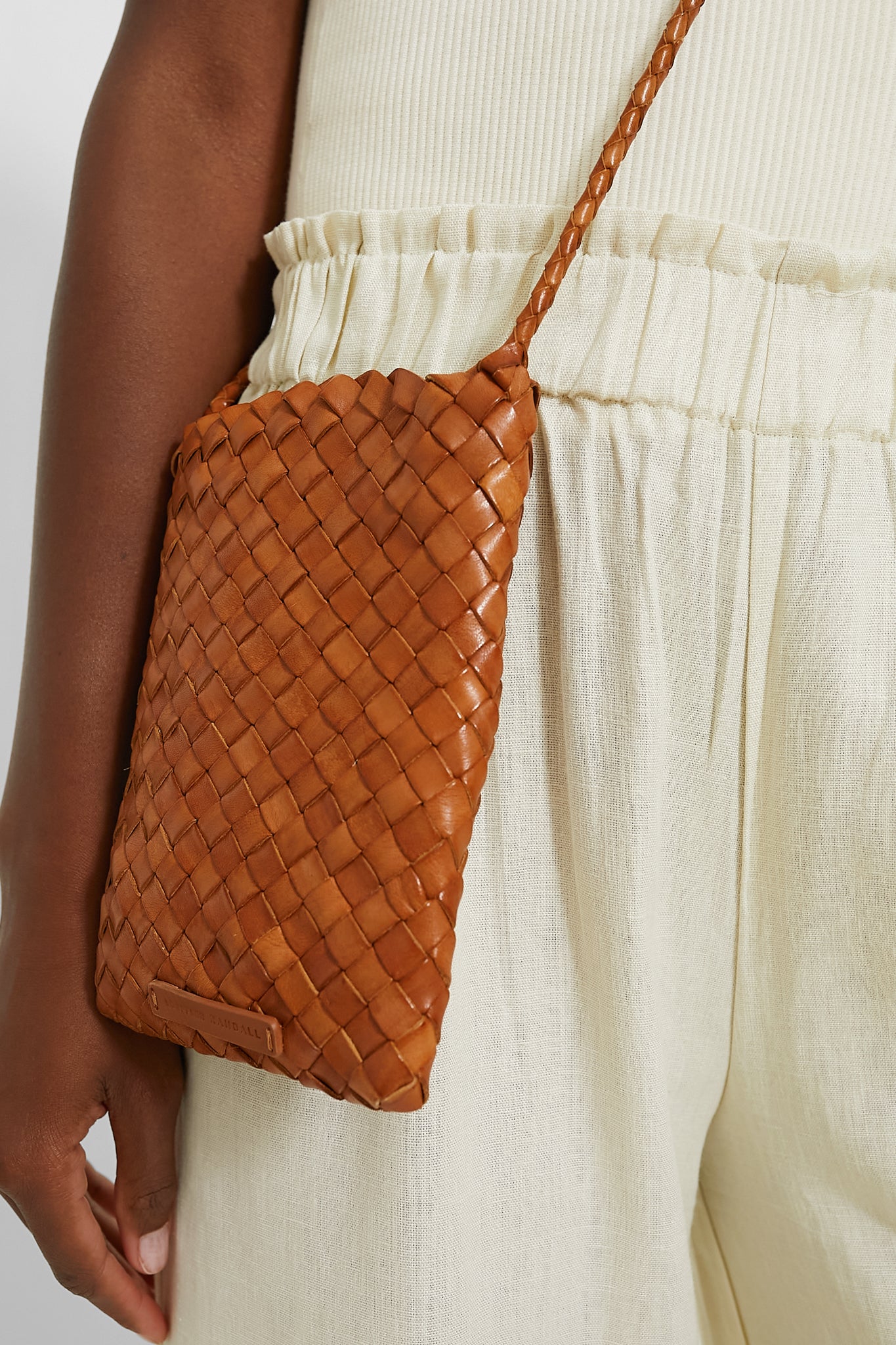 Timber Woven Leather Grace Crossbody-Get Girly