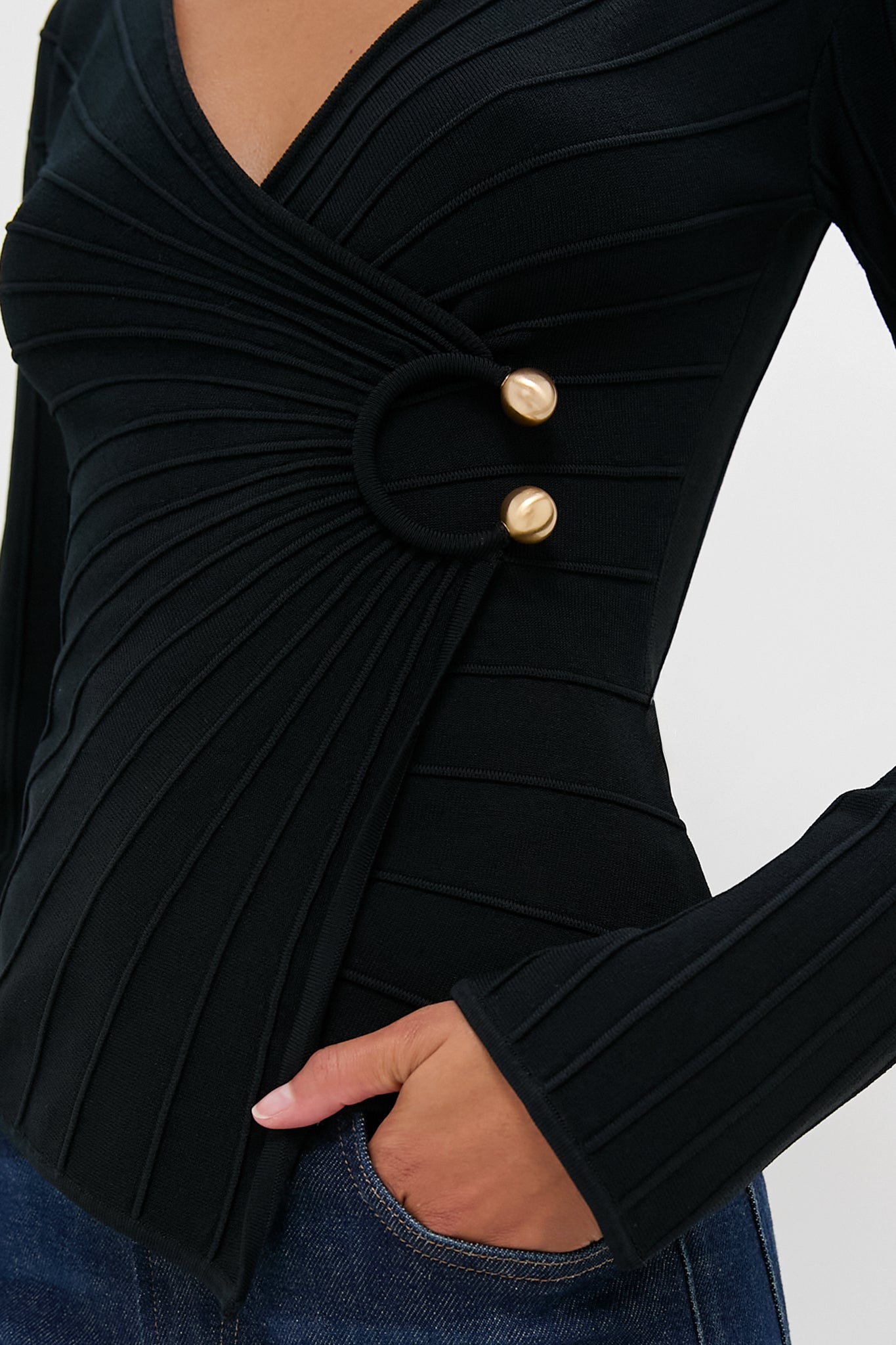 Black Collette Top-Get Girly