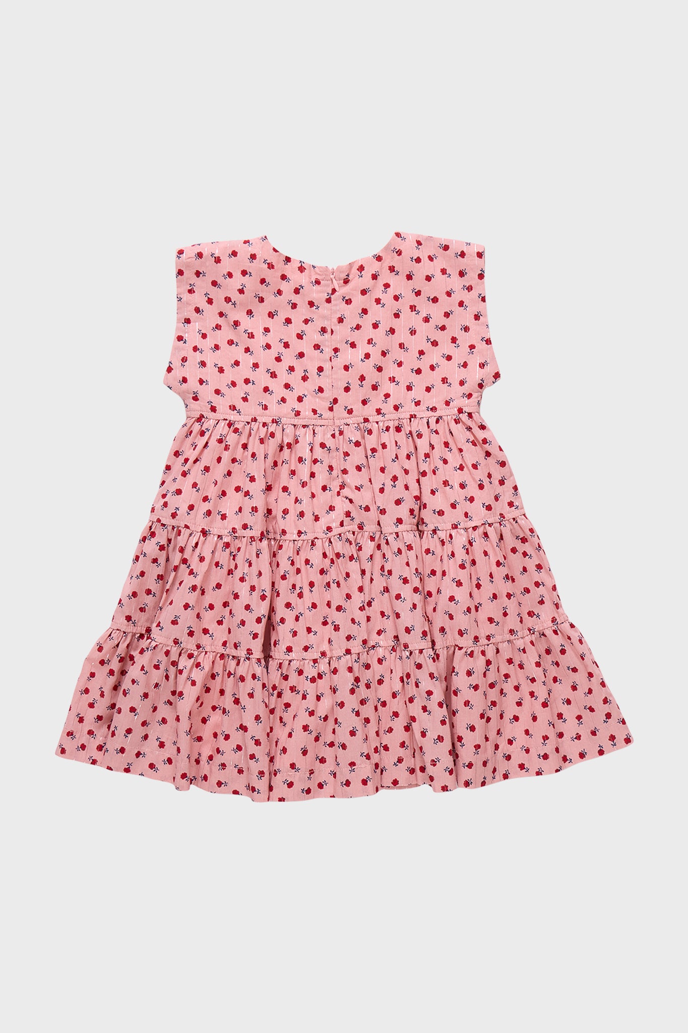 Tiny Roses Peachy Dress-Get Girly