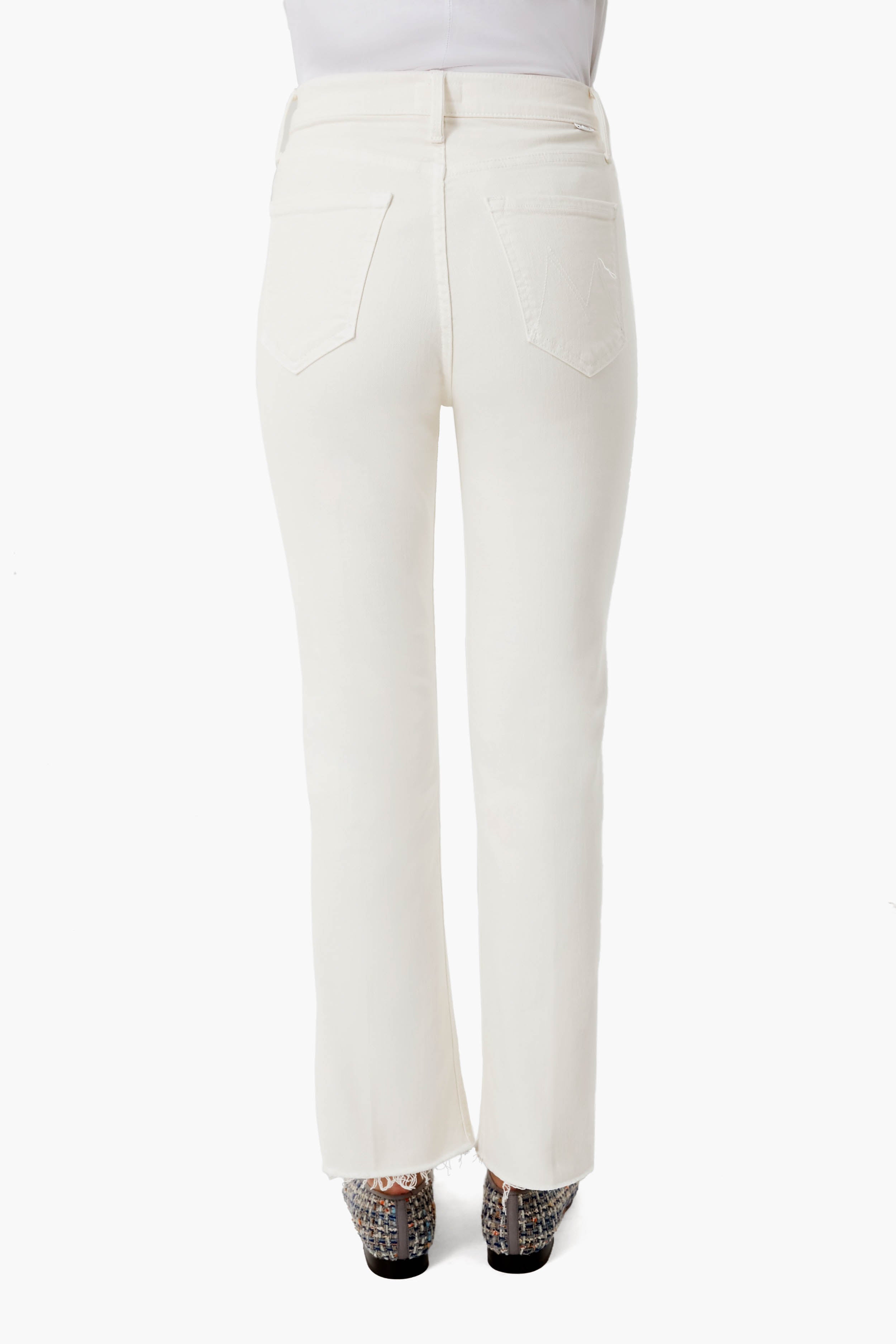 Antique White The Tripper Ankle Fray-Get Girly