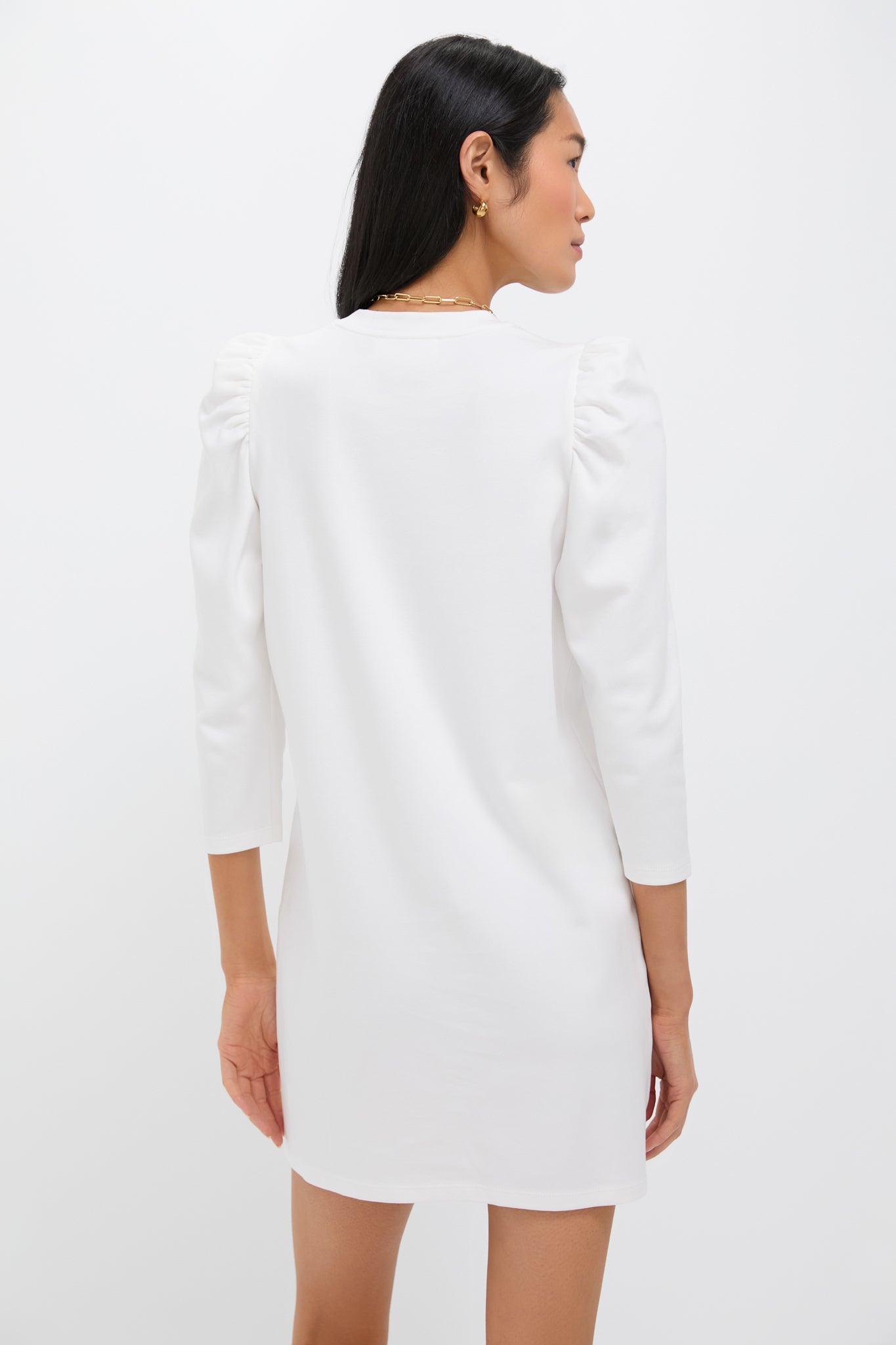 White Vesty Mini Dress-Get Girly