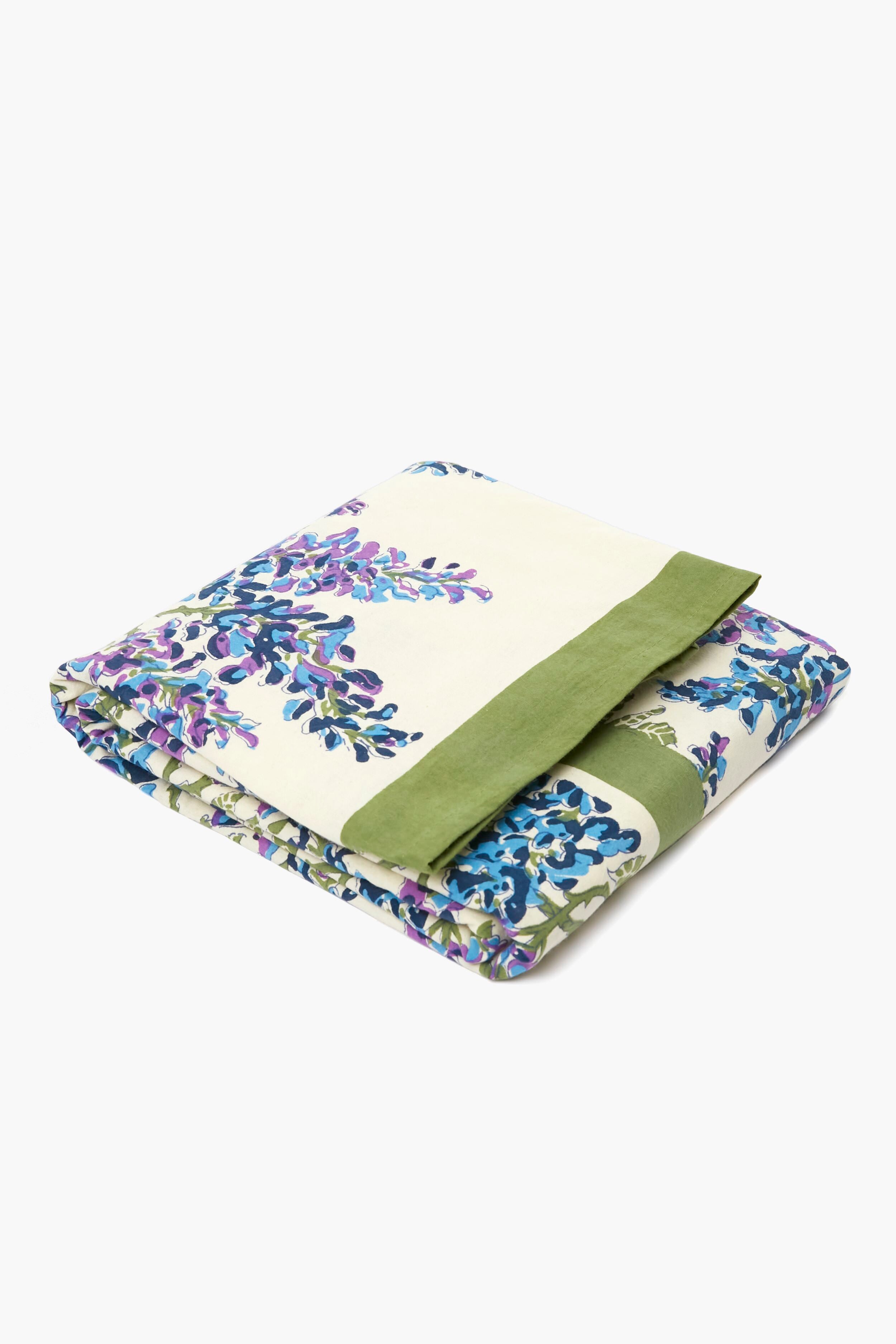 Wisteria Green and Blue French Tablecloth-Get Girly
