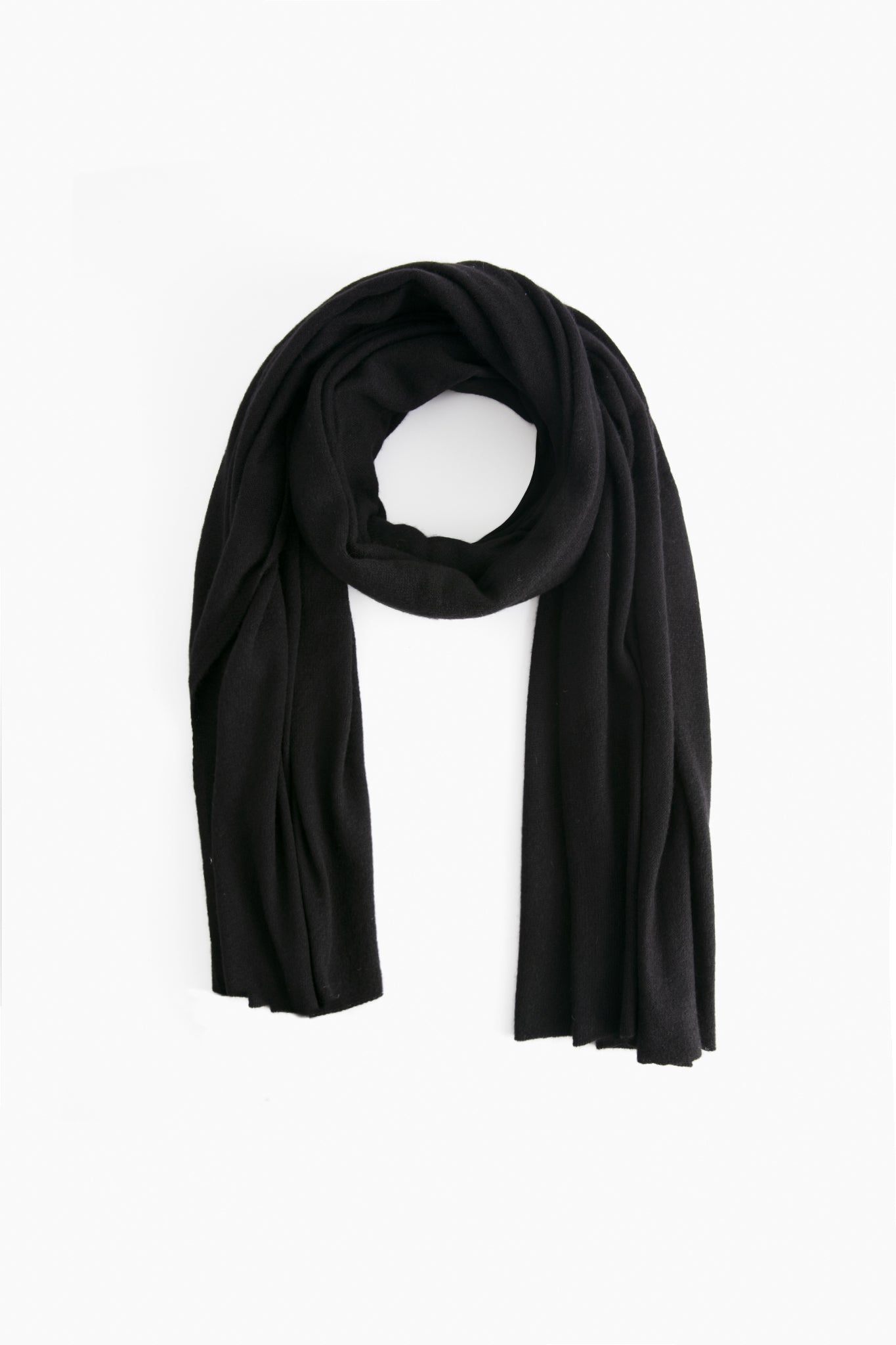 Black Cashmere Travel Wrap-Get Girly