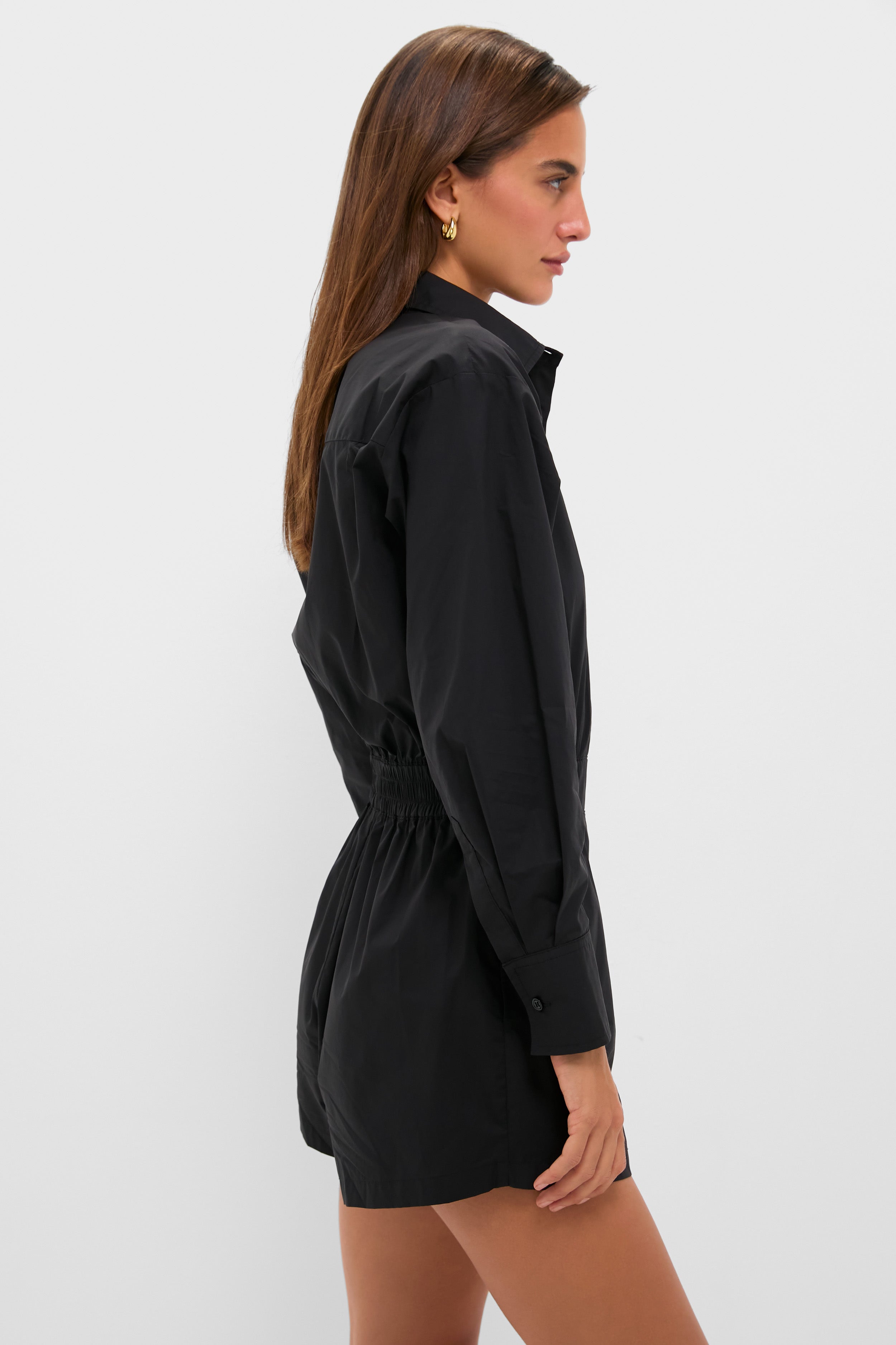 Black Hartwell Playsuit-Get Girly