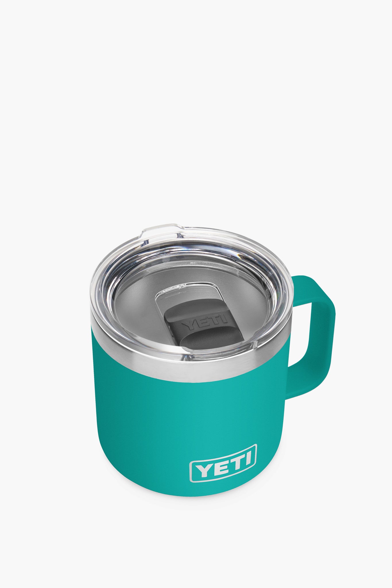 Aquifer Blue Rambler 14oz Mug with MagSlider Lid-Get Girly