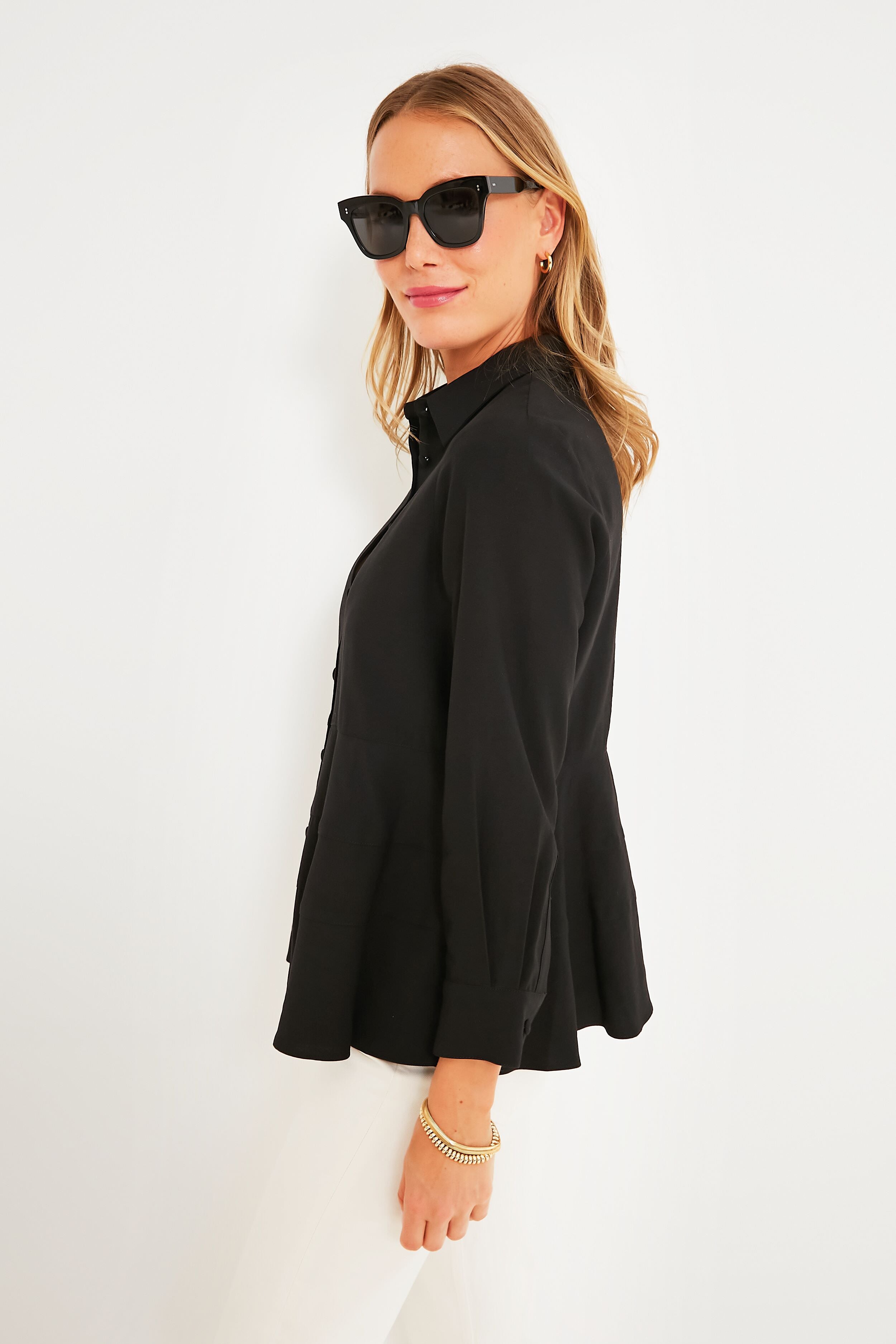 Black Ashlen Blouse-Get Girly