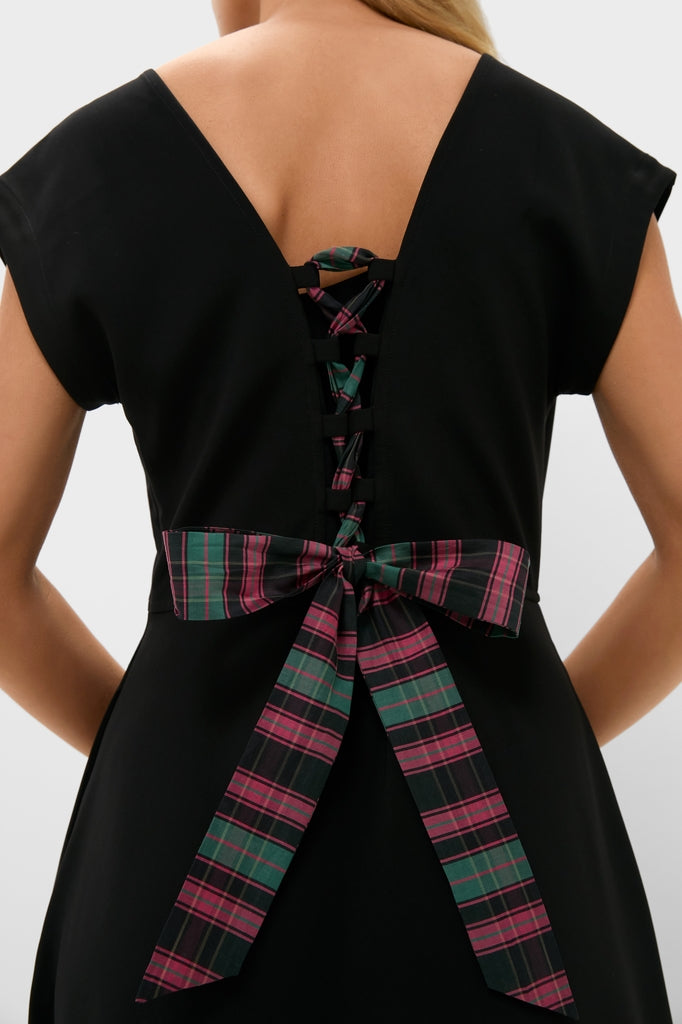 Black Corset Solen Midi Dress-Get Girly