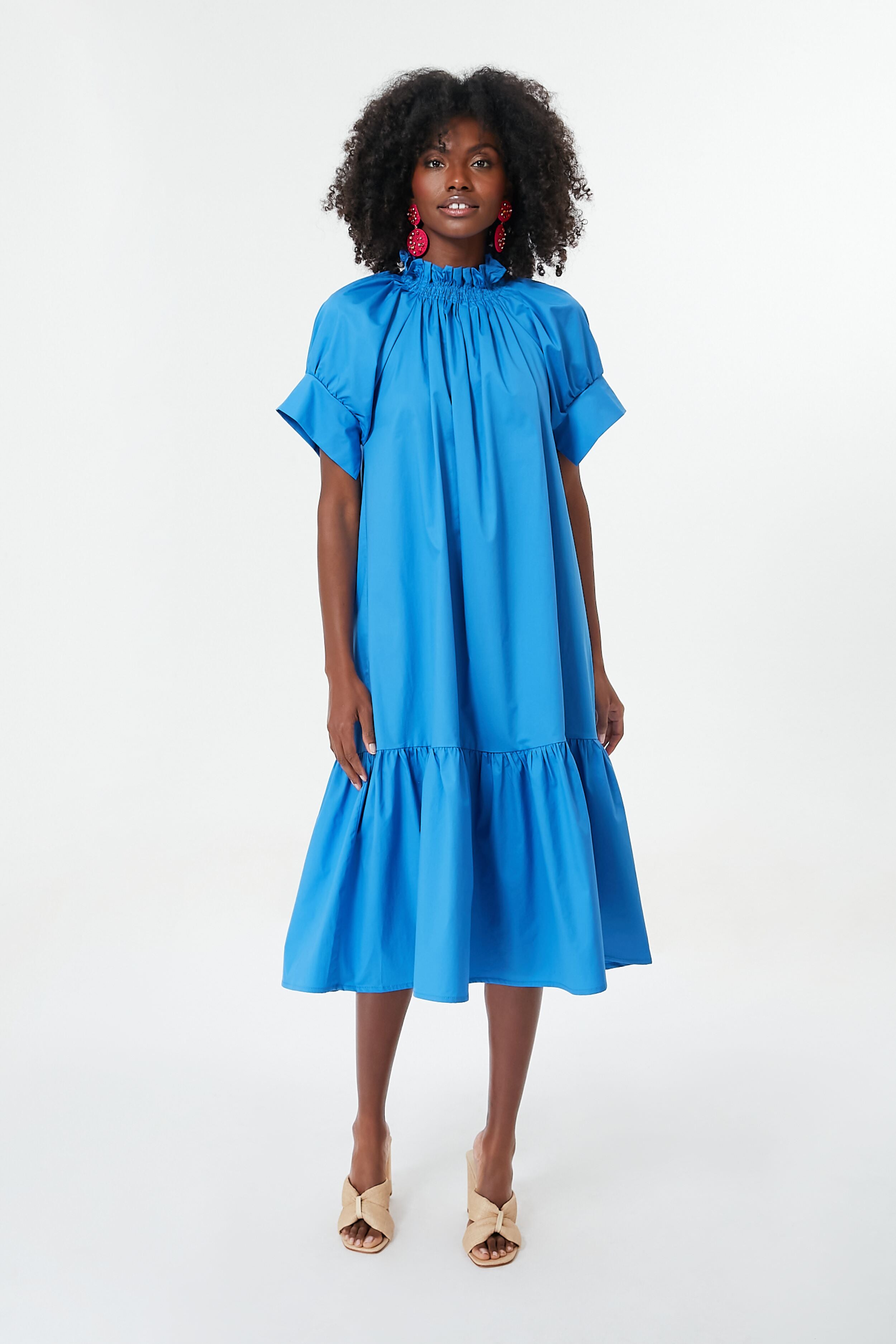 Aqua Blue Paige Dress-Get Girly