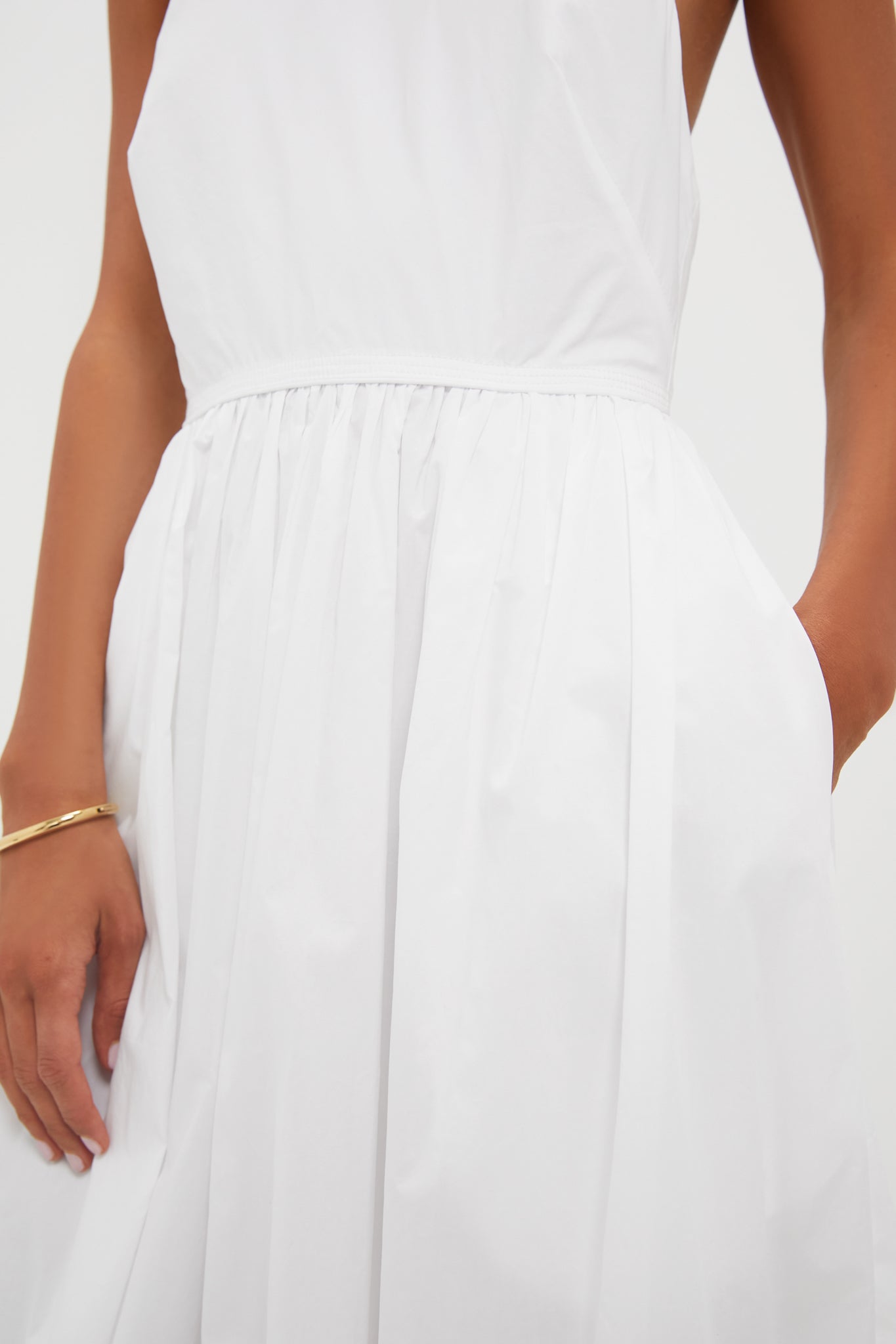White Halter Marcie Dress-Get Girly