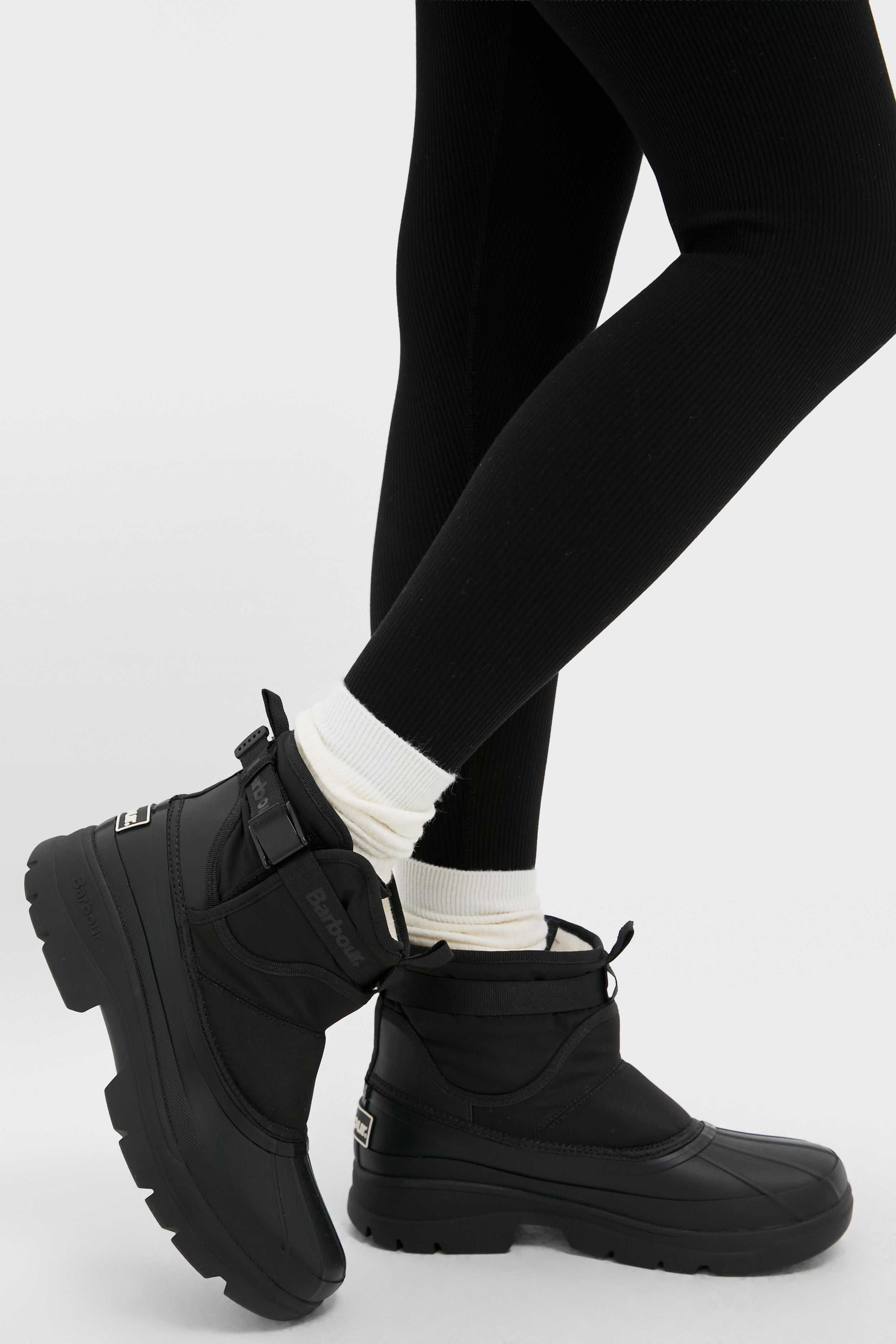 Black Braybourn Welly Duck Boots-Get Girly