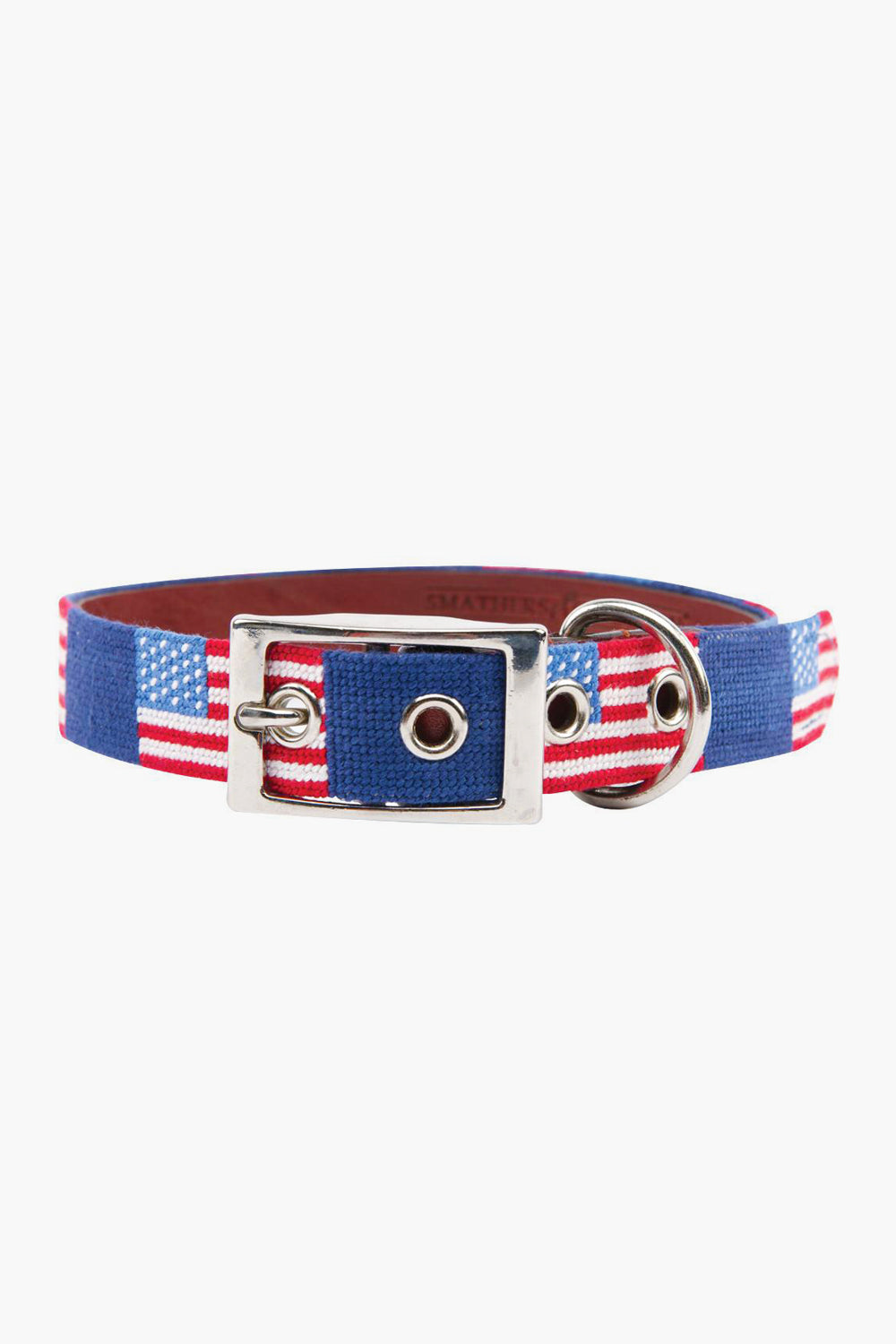 American Flag Needlepoint Dog Collar-Get Girly