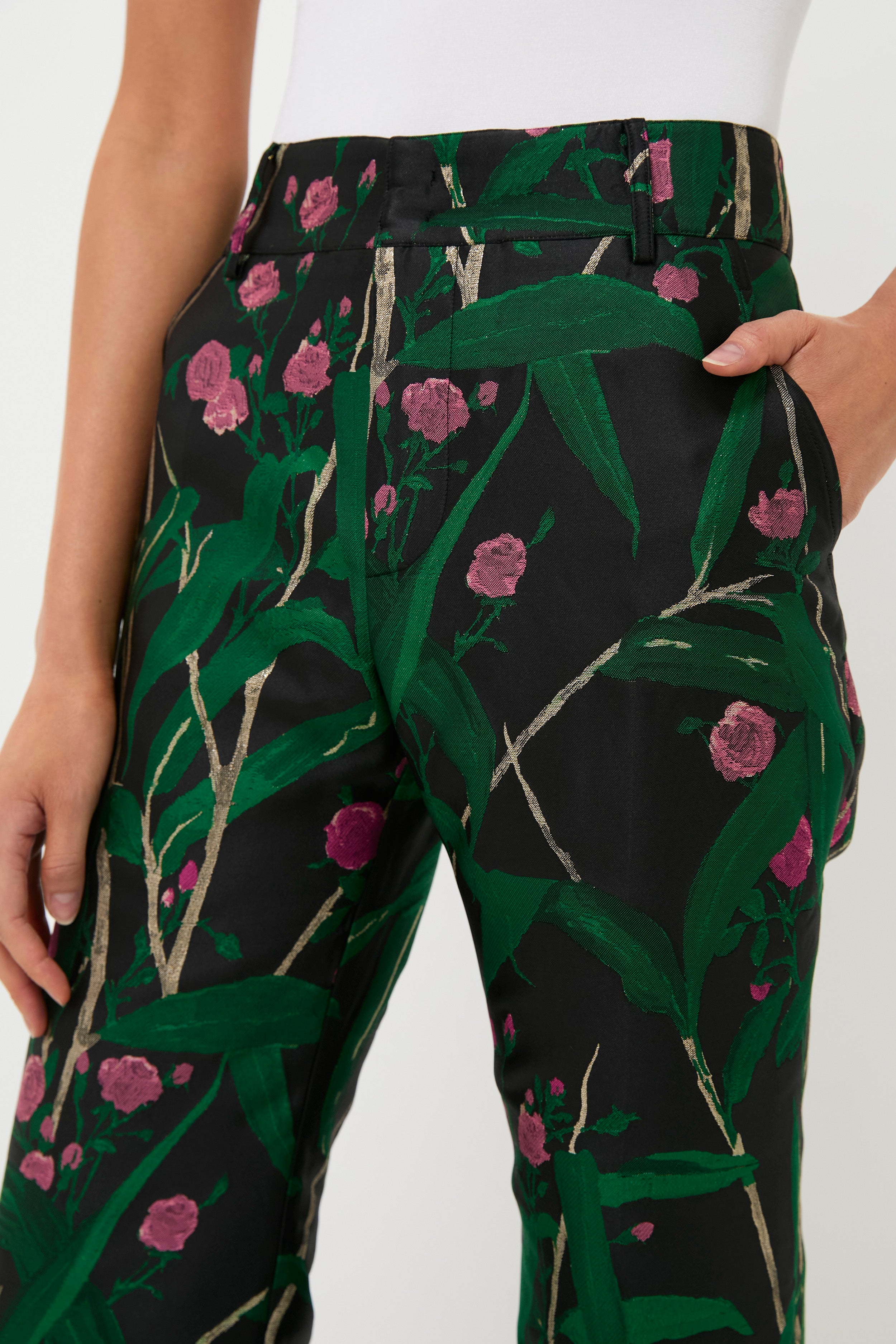 Bamboo Jacquard Hendrix Pants-Get Girly