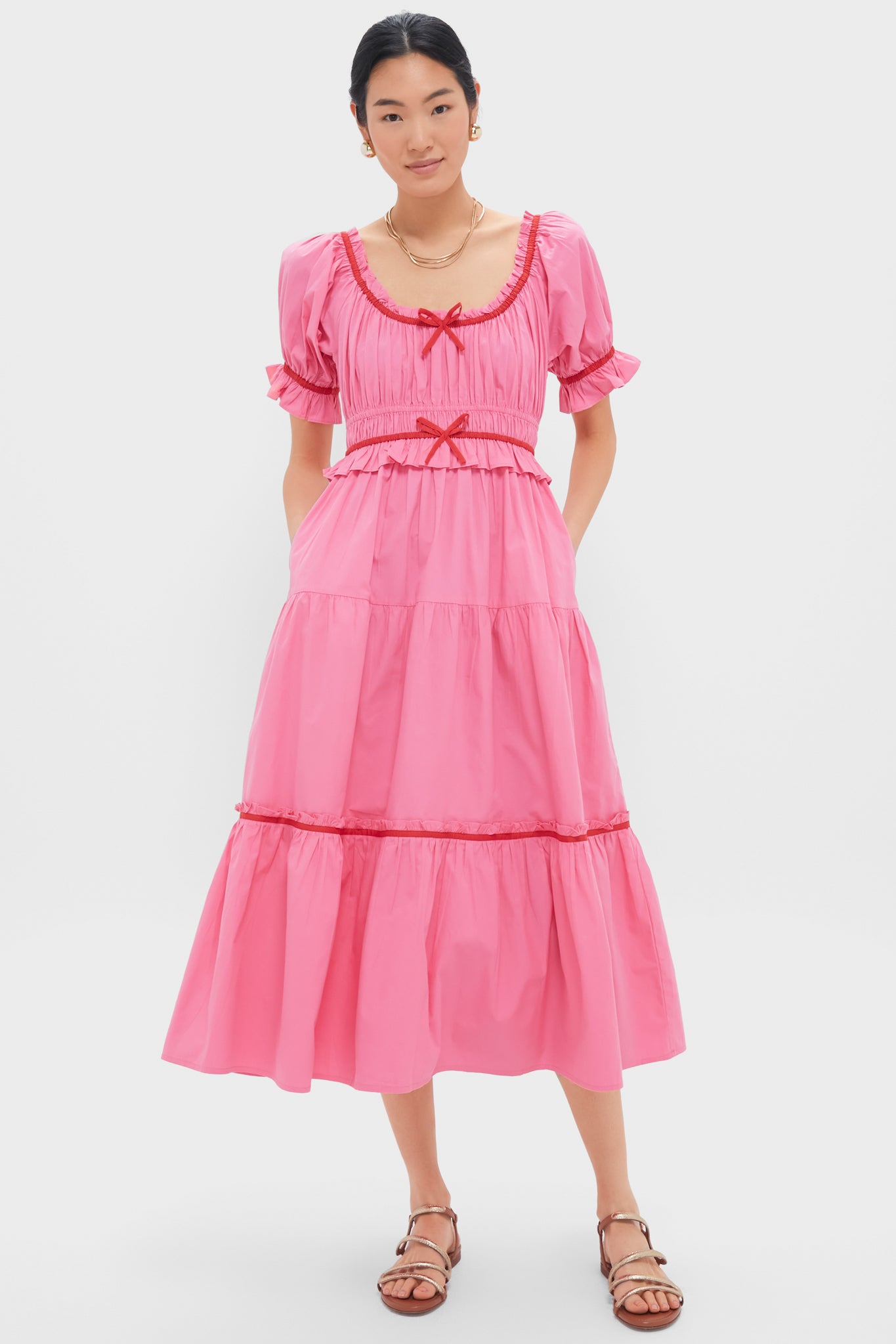 Bubblegum Agatha Dress-Get Girly