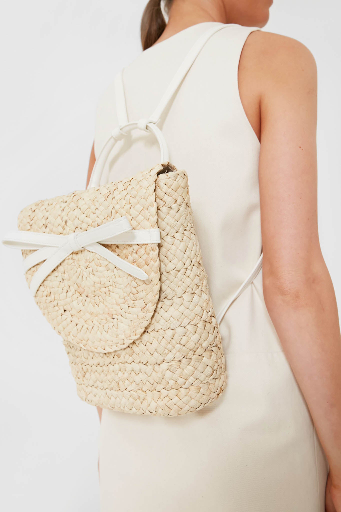 White Lexi Backpack-Get Girly