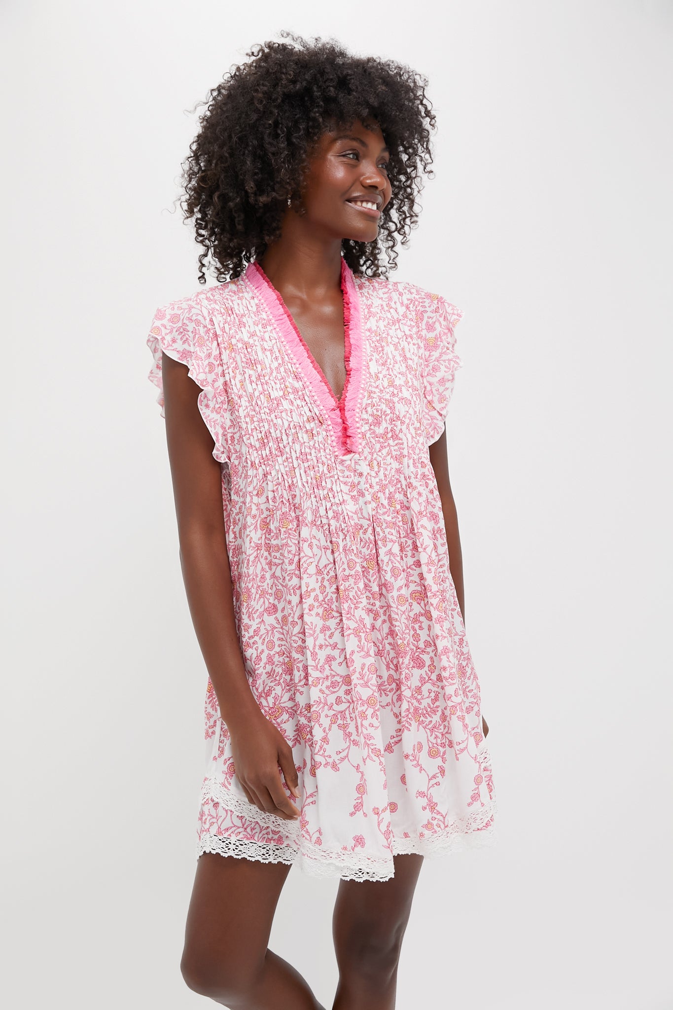 Pink Lazuli Sasha Mini Dress-Get Girly