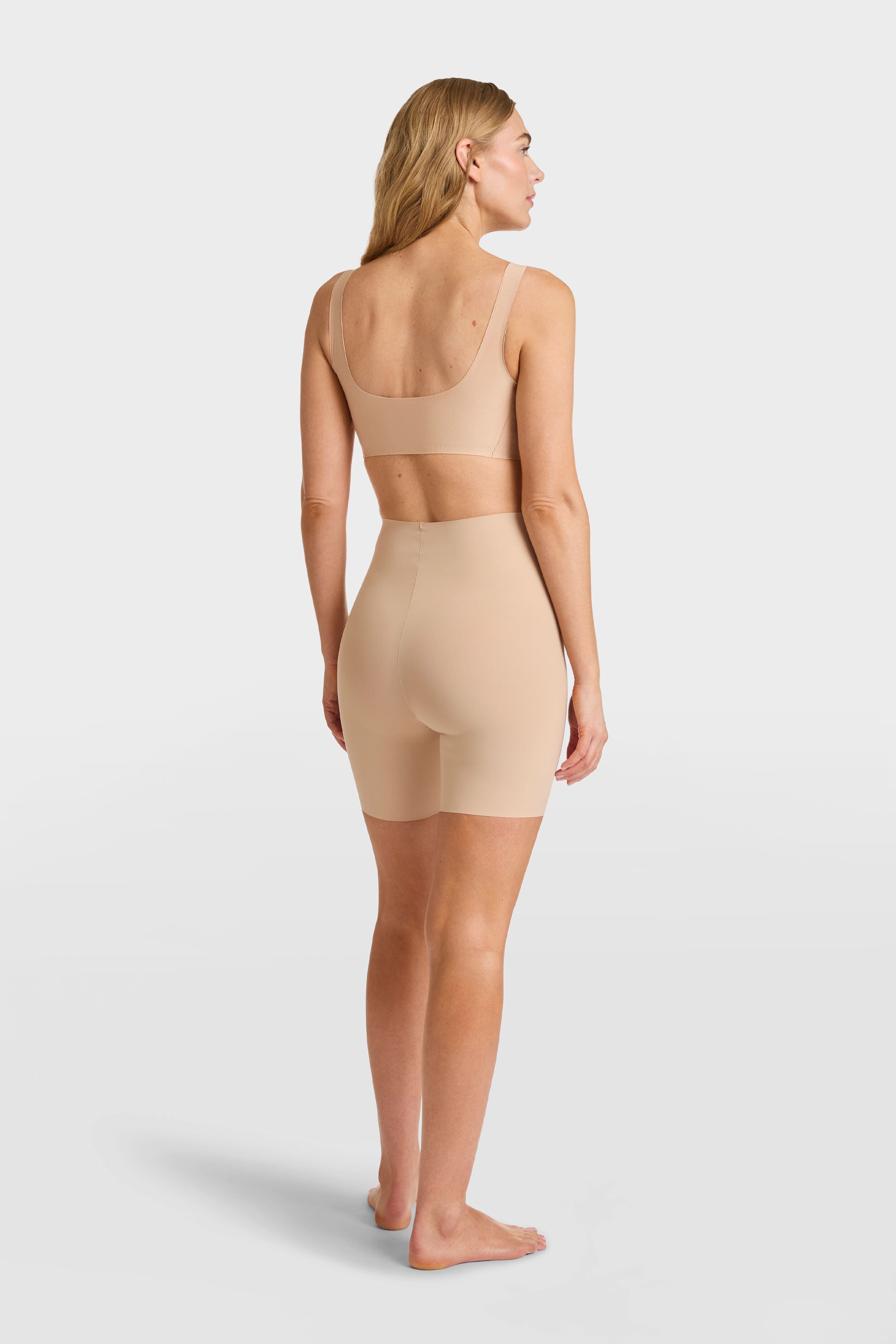 Beige Control Short-Get Girly