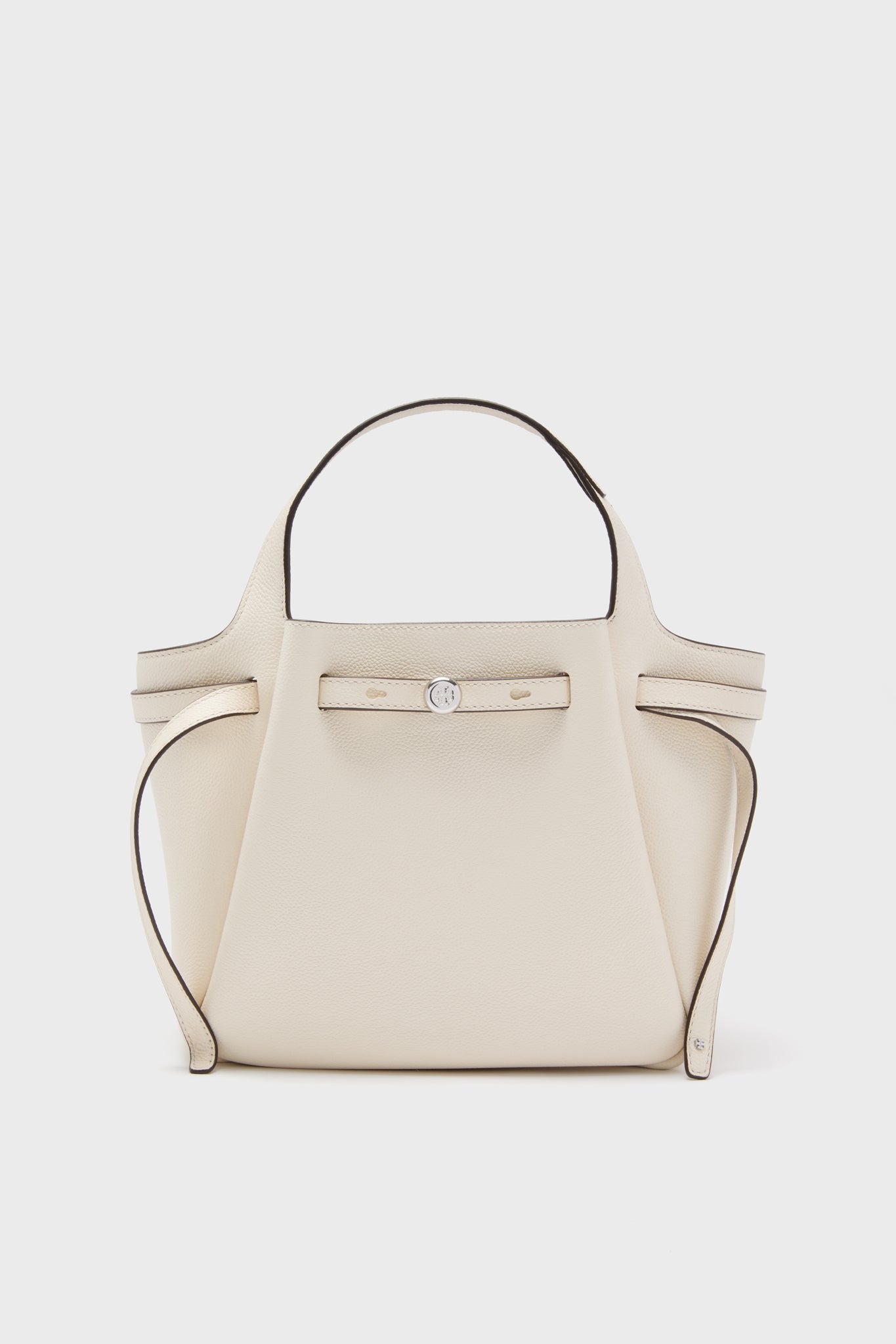 Light Cream Romy Pebbled Satchel-Get Girly