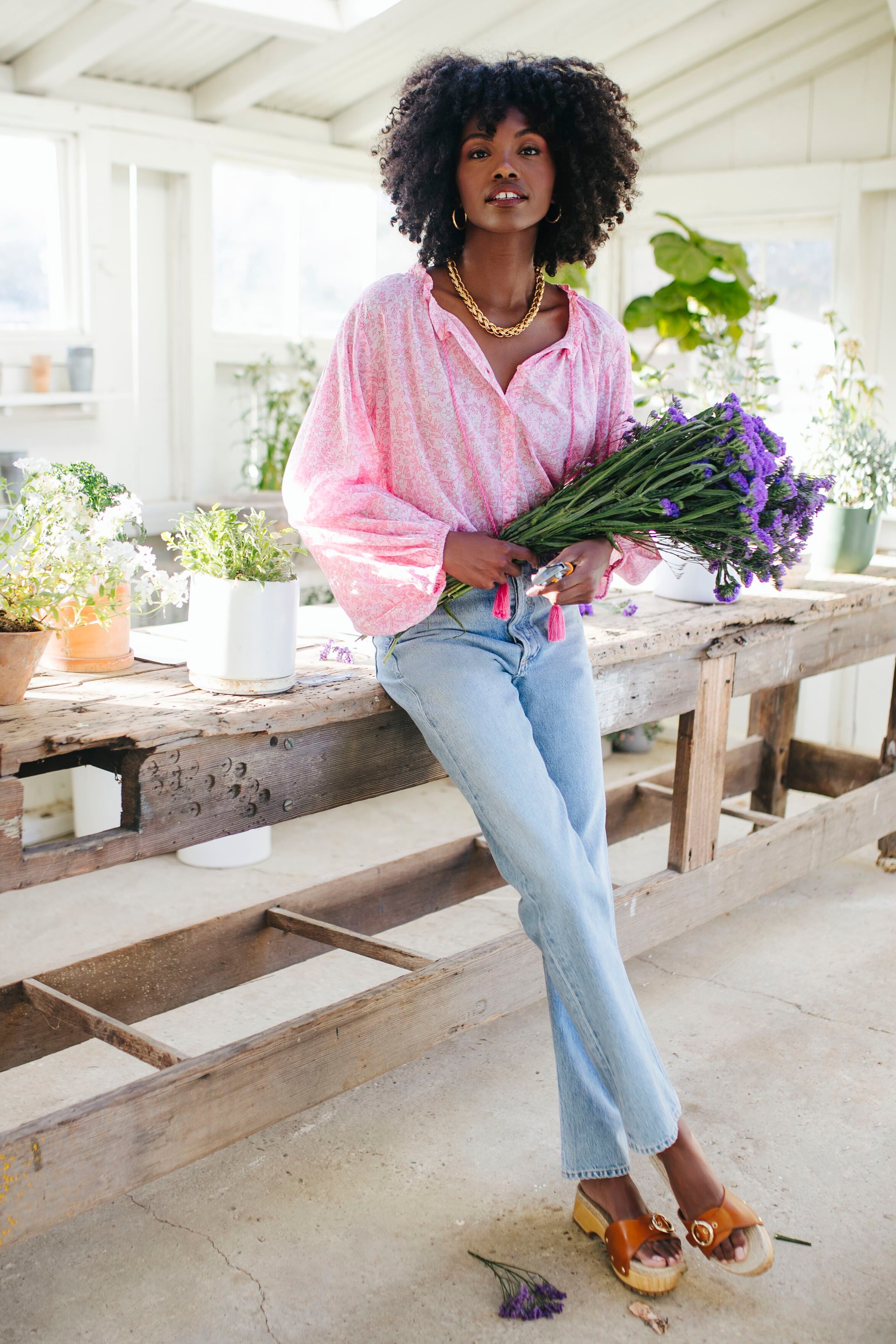 Crocus Bardot Top-Get Girly