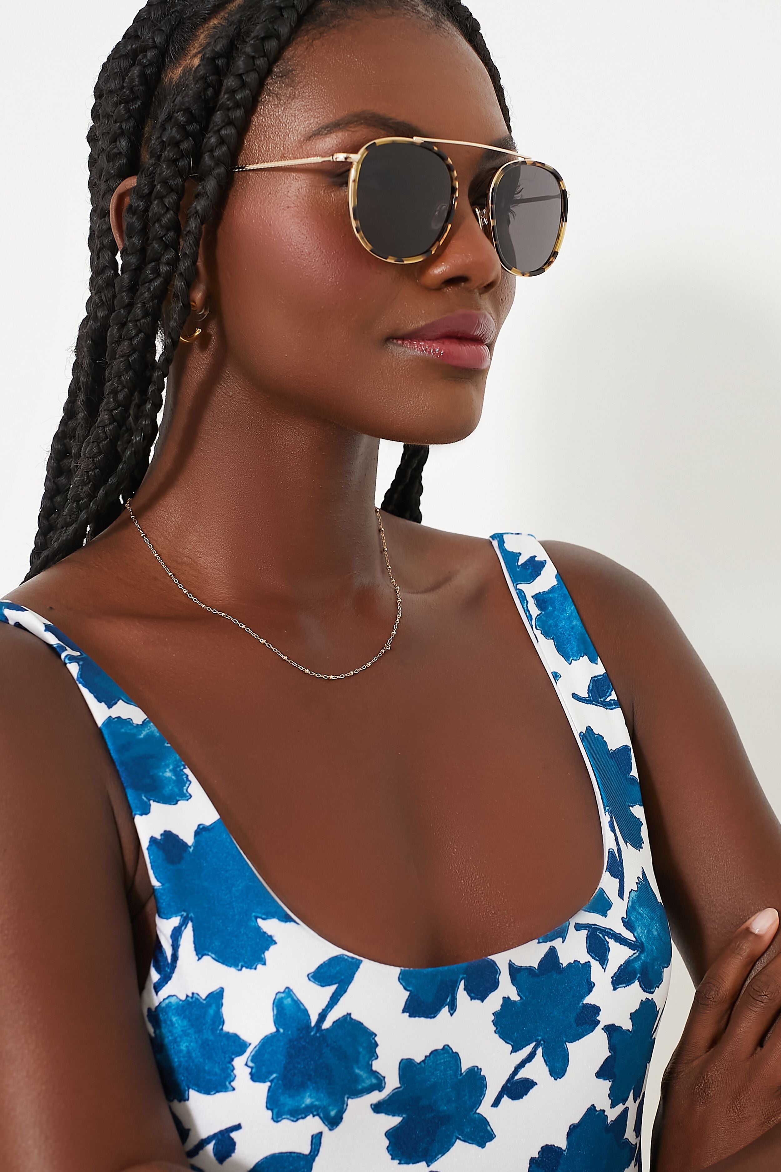 Tortoise Mykonos Ace Sunglasses-Get Girly