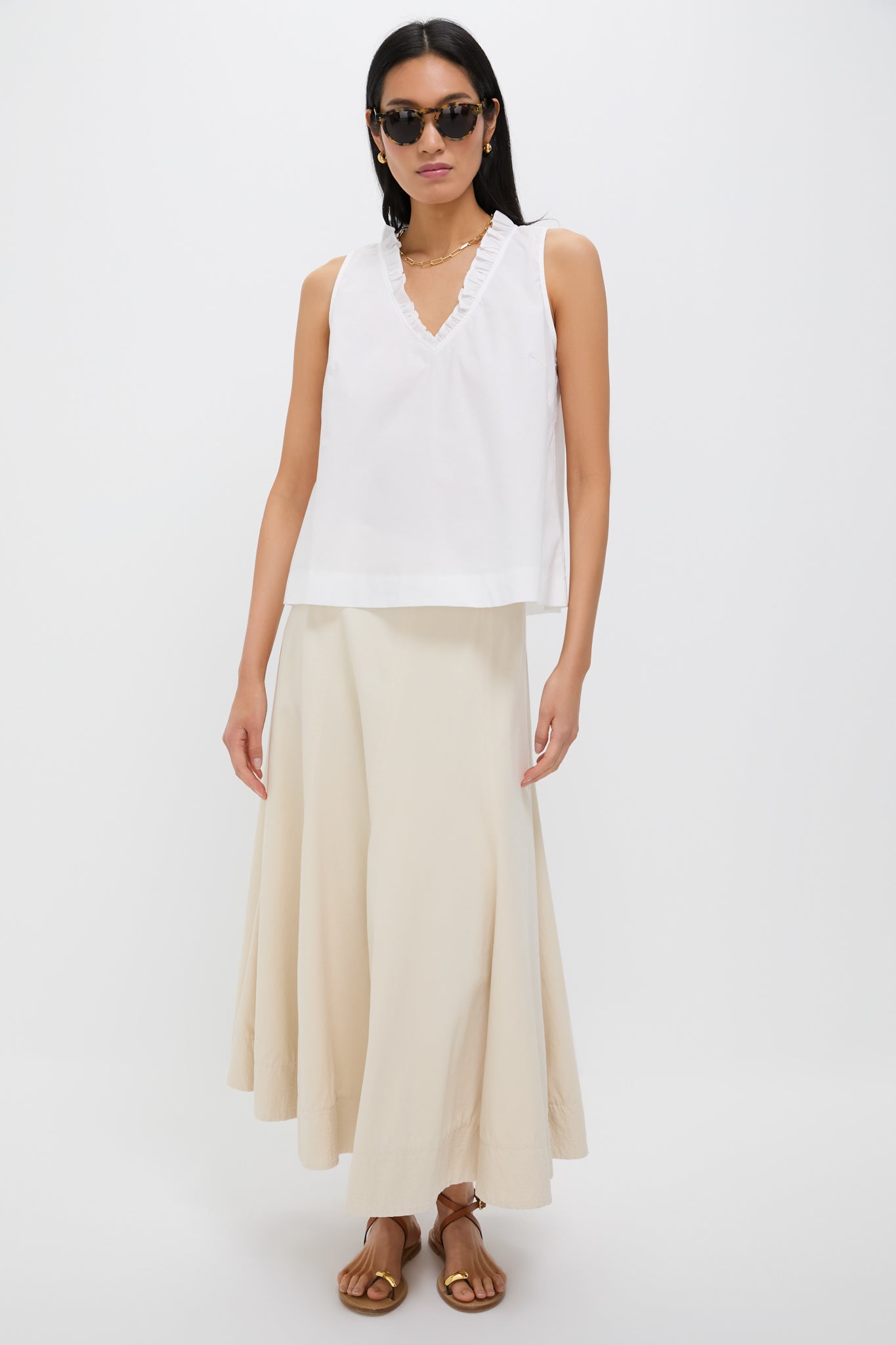 White Veronica Top-Get Girly