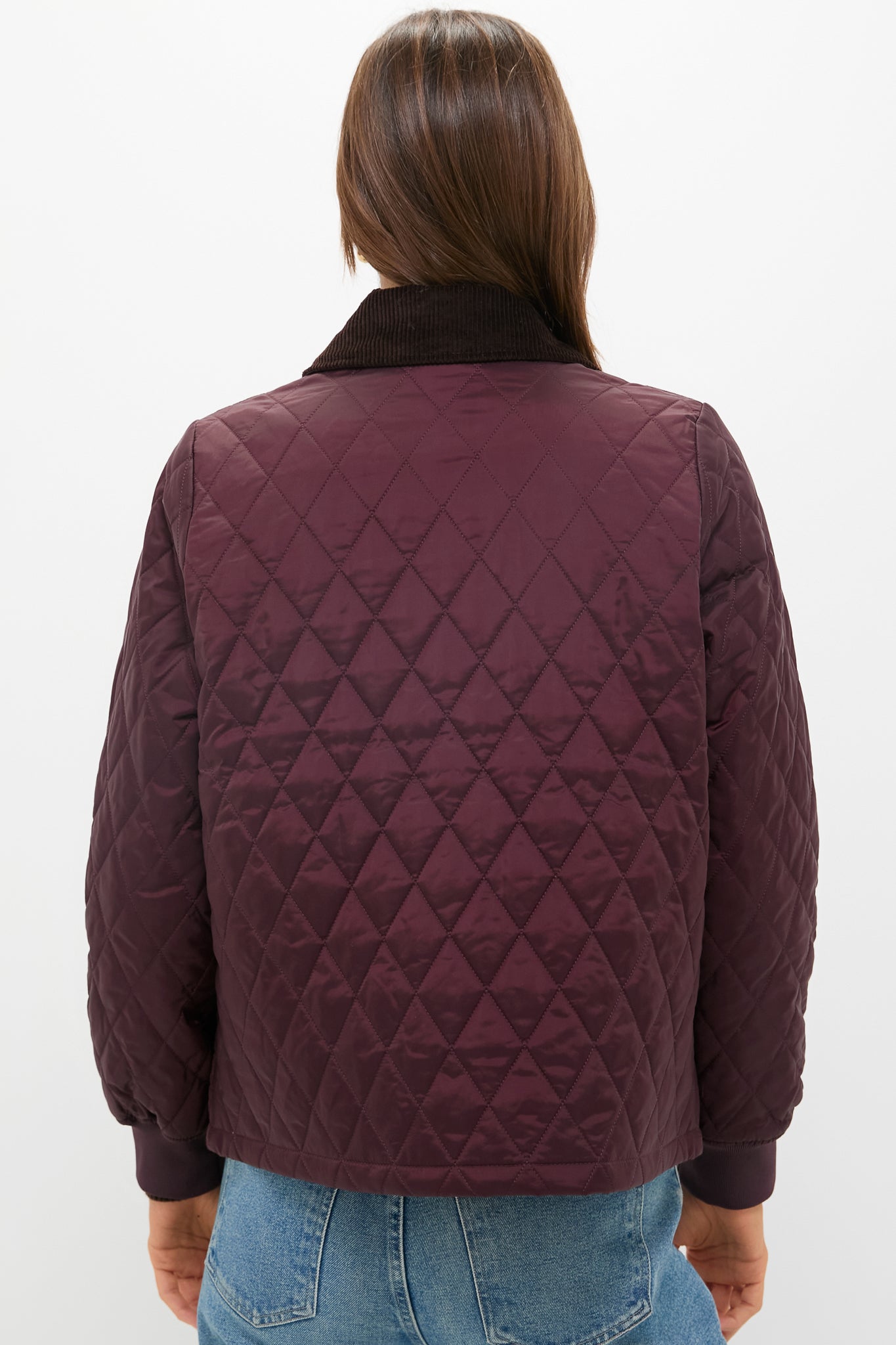 Black Cherry Marla Quilted Jacket-Get Girly