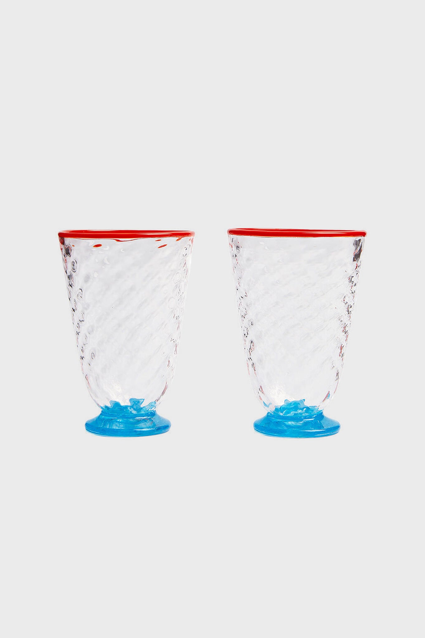 Blue Quilted Glasses Set of 2-Get Girly