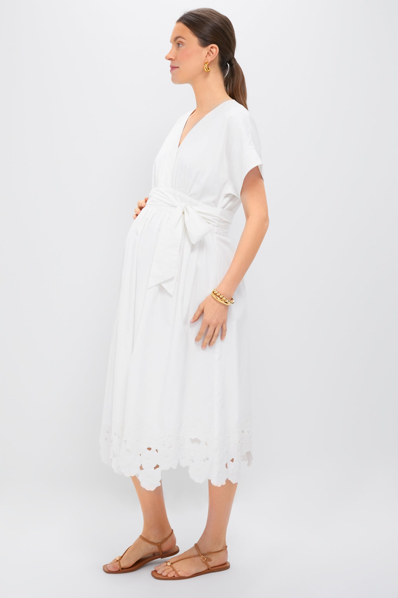 White Carolina Dress-Get Girly