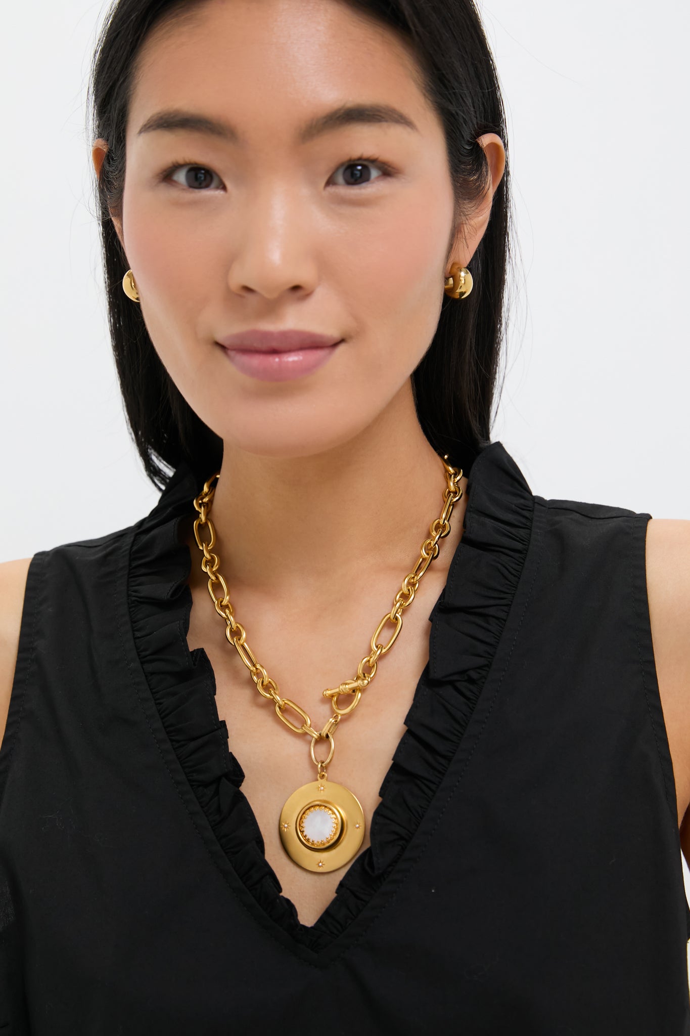 Black Veronica Top-Get Girly