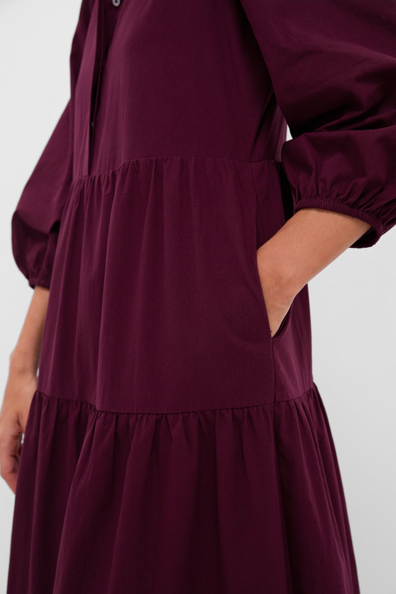 Winetasting Cotton Mabel Maxi Dress-Get Girly