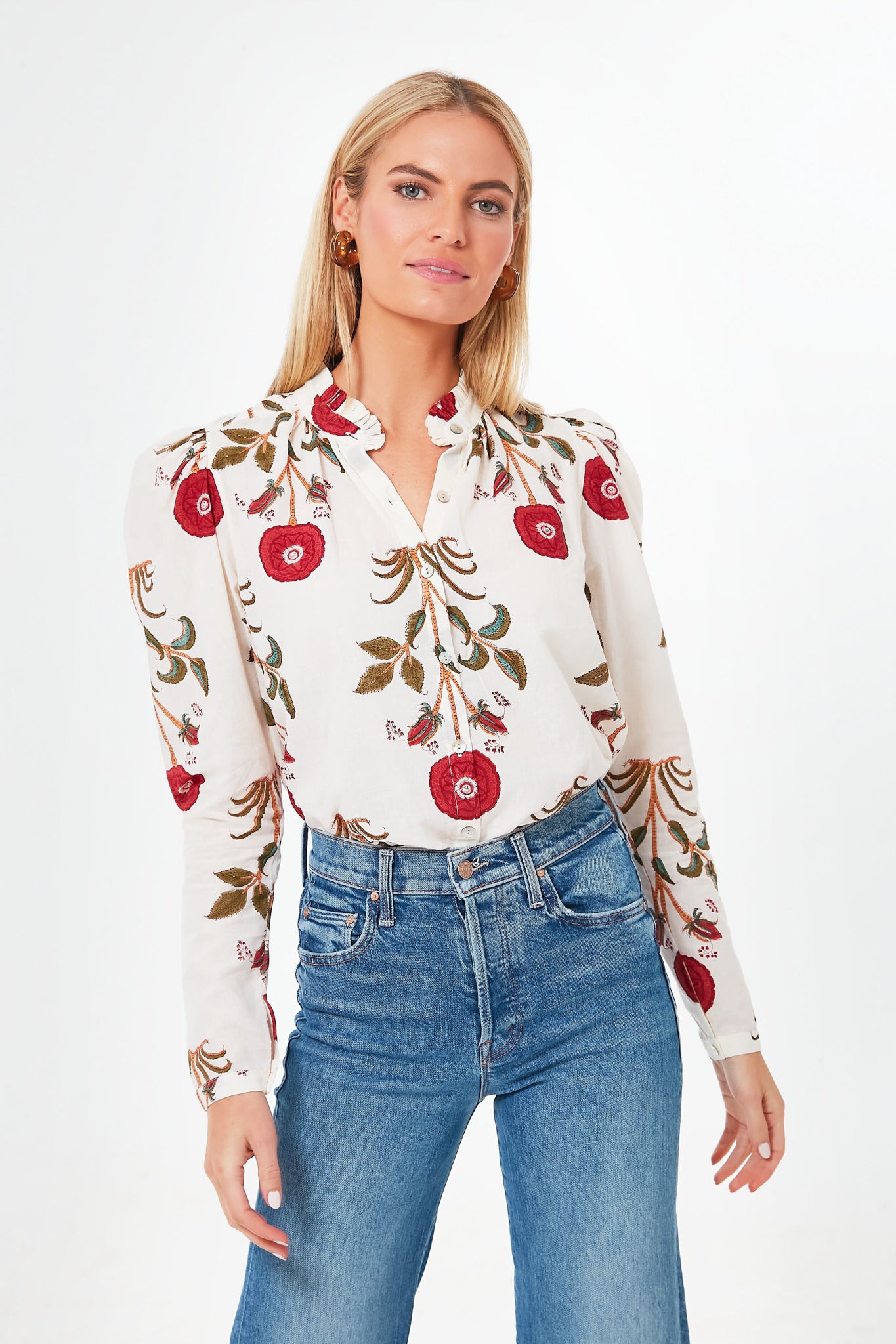 Annabel Cotswold Bloom Shirt-Get Girly