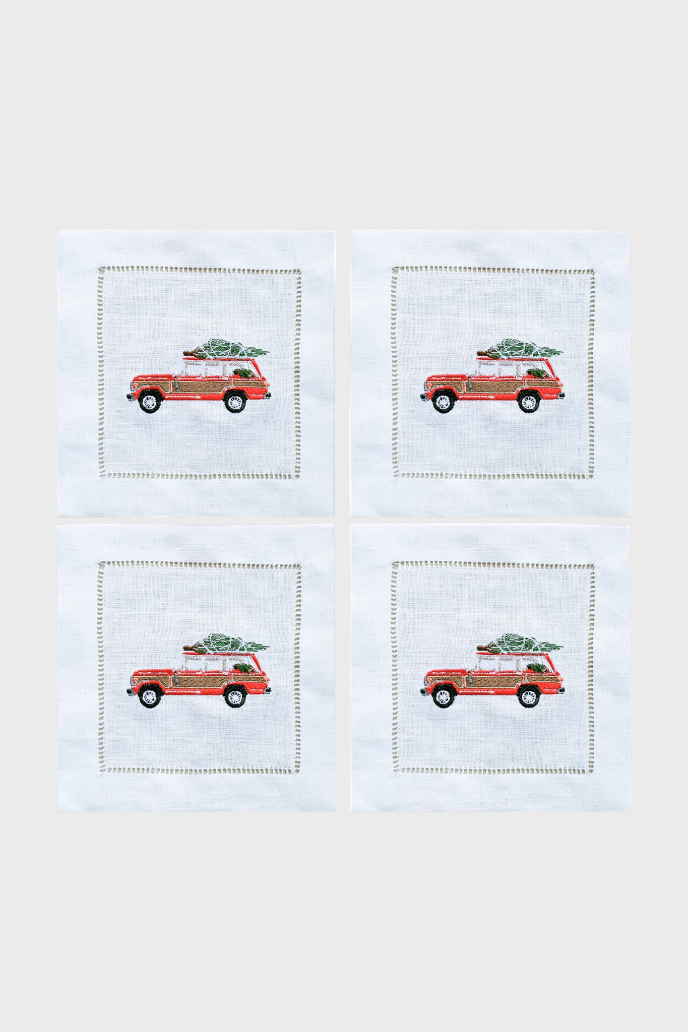 Woody Tree Cocktail Napkins (Set of 4)-Get Girly