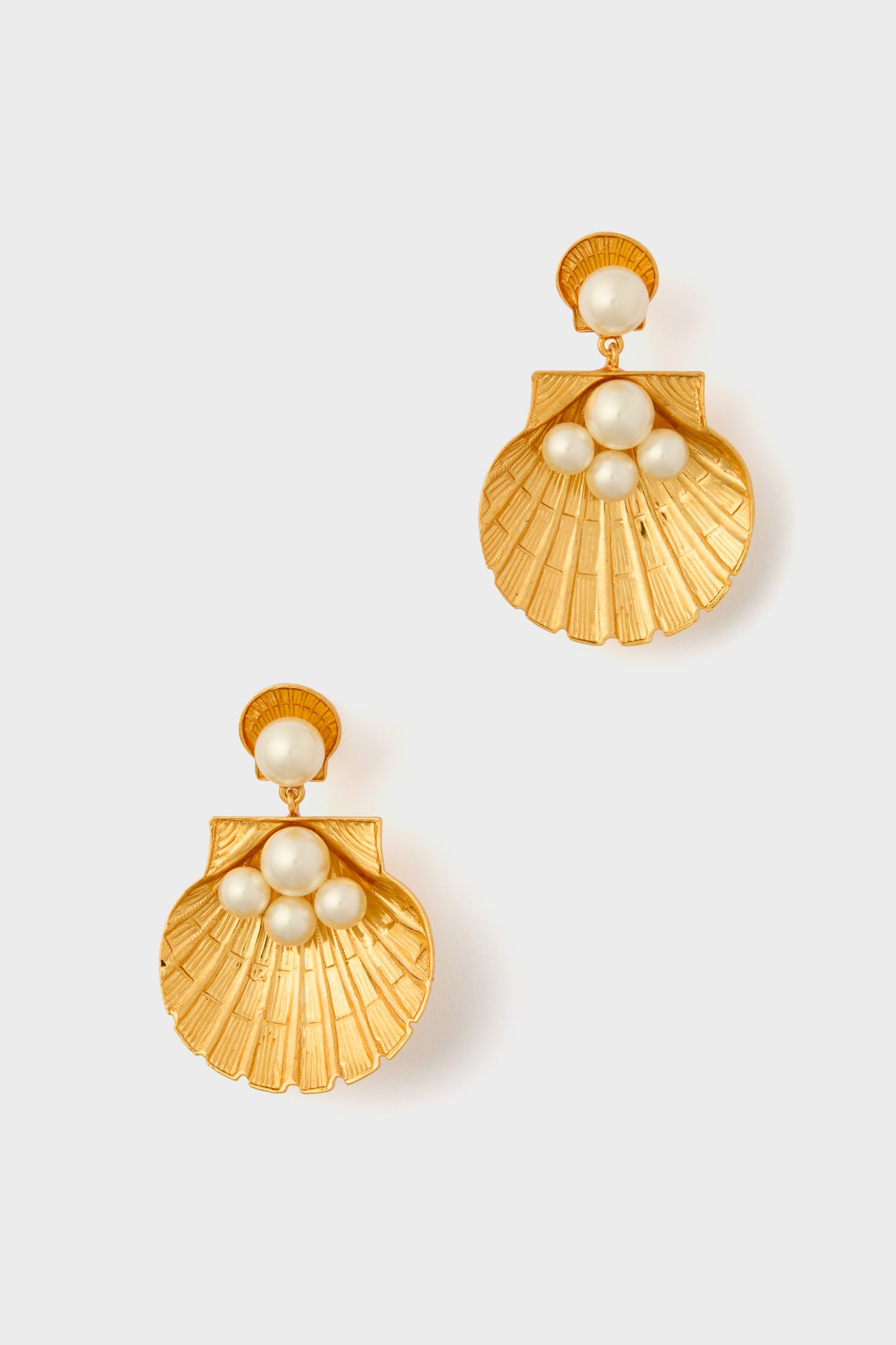 Gold Ariel Earrings-Get Girly